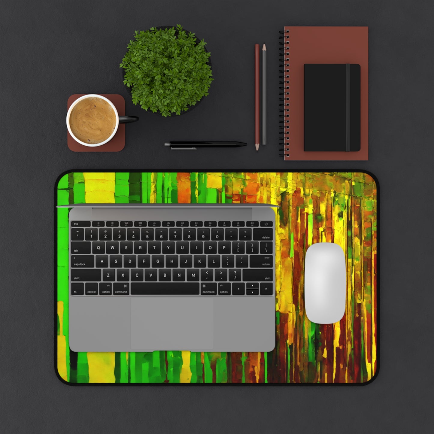 Striped Beta 12" x 18" Desk Mat