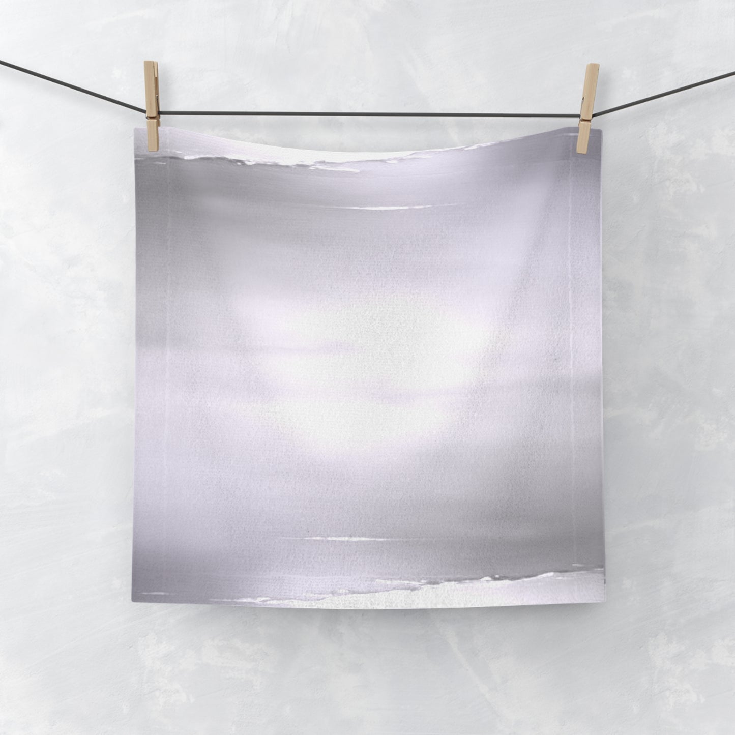 Sephia Sea Dark Fog Face Towel, 13" x 13"