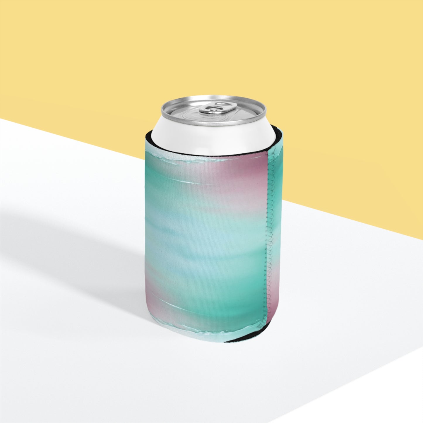 Green Sea Lavender Fog 12 oz Can Cooler Sleeve