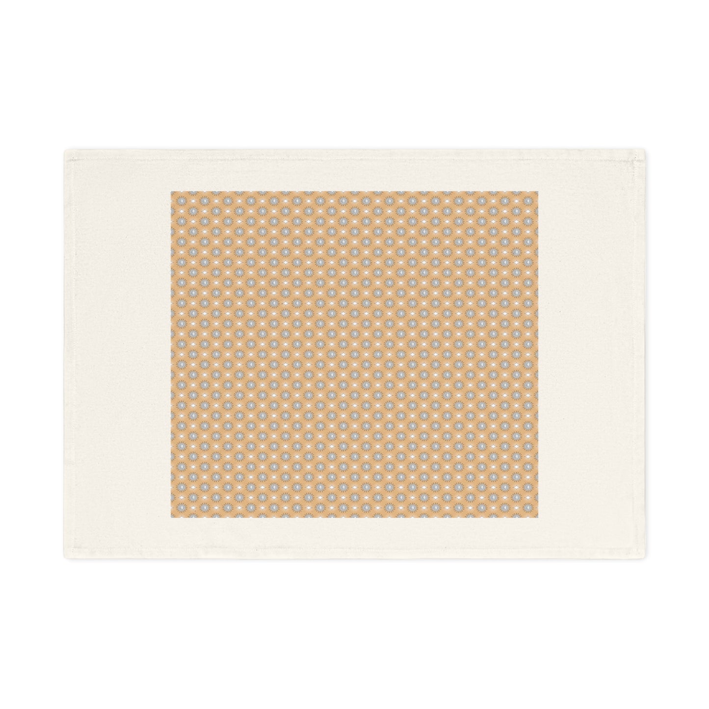 Tan Sunset Star-crossed Bodies Cotton Tea Towel 19.6" x 27.5"