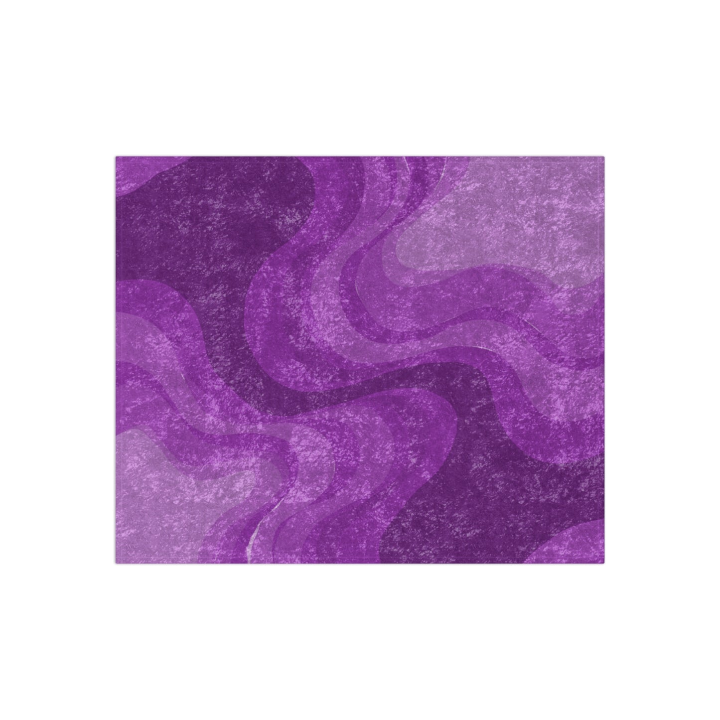 Wavey Purple Wavey 50" x 60" Crushed Velvet Blanket