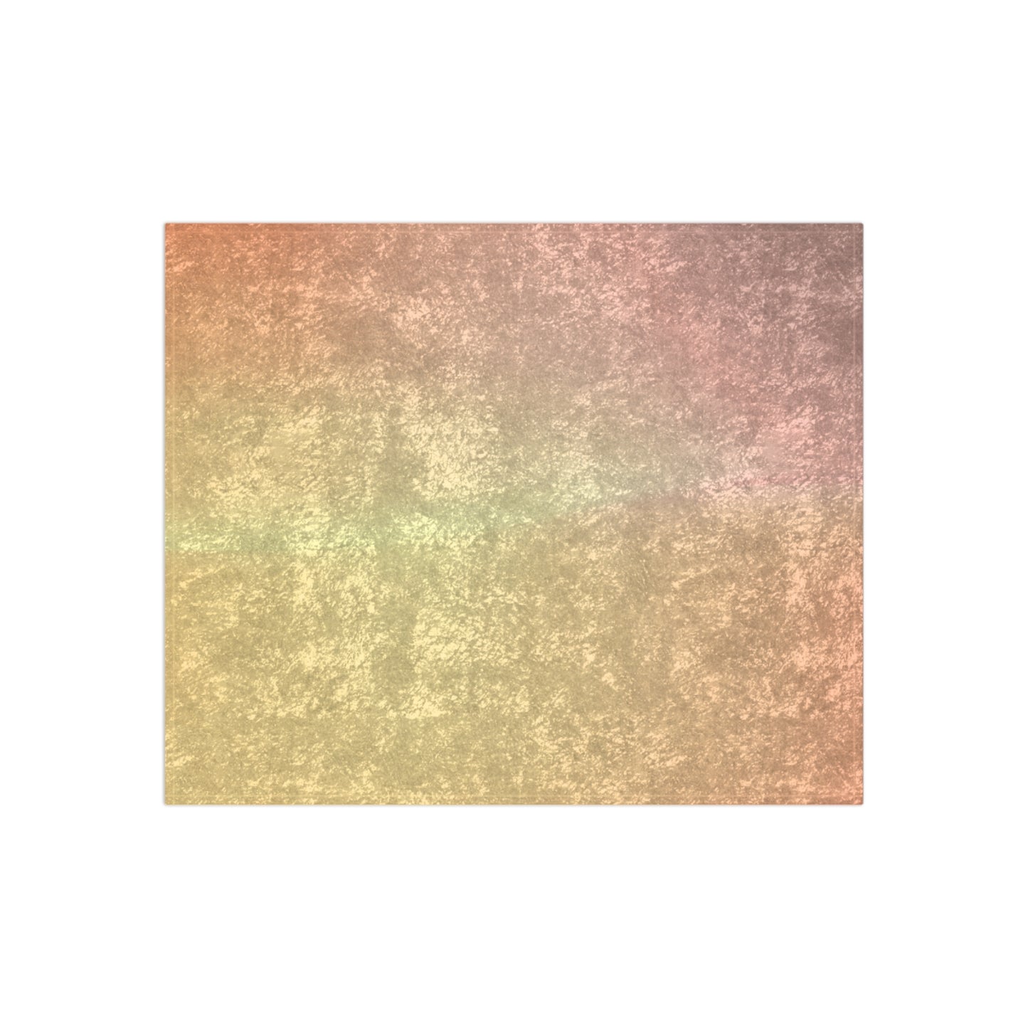 Hot Peach Fade 50" x 60" Crushed Velvet Blanket
