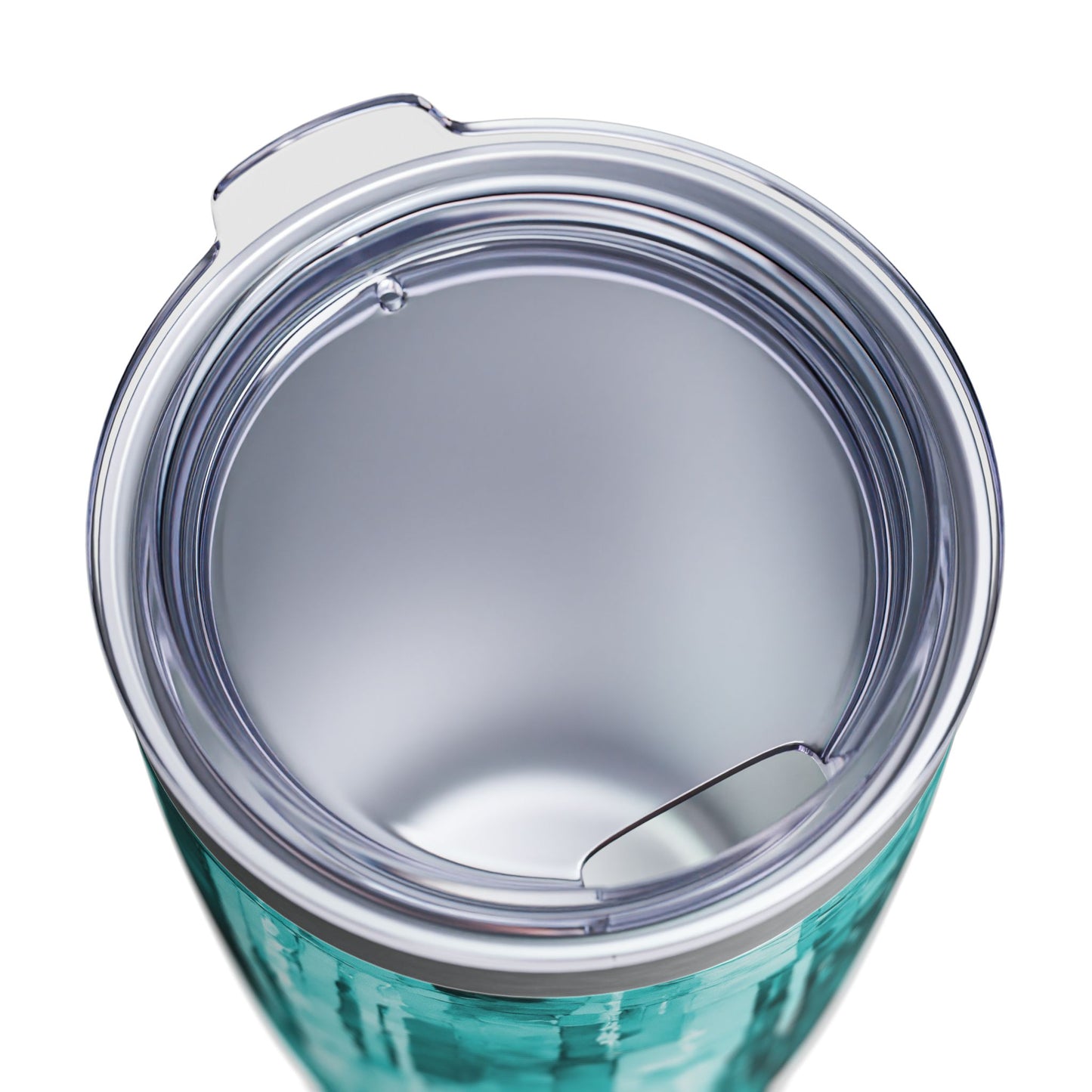Striped Tif Ringneck Tumbler, 20oz in white, steel and black