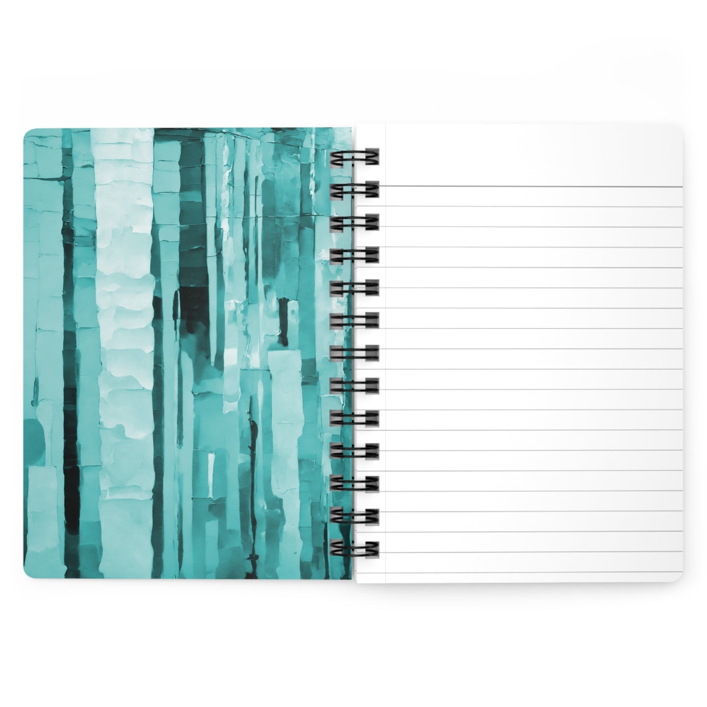 Striped Tif Spiral Bound Journal, 5" x 7" 150 pages
