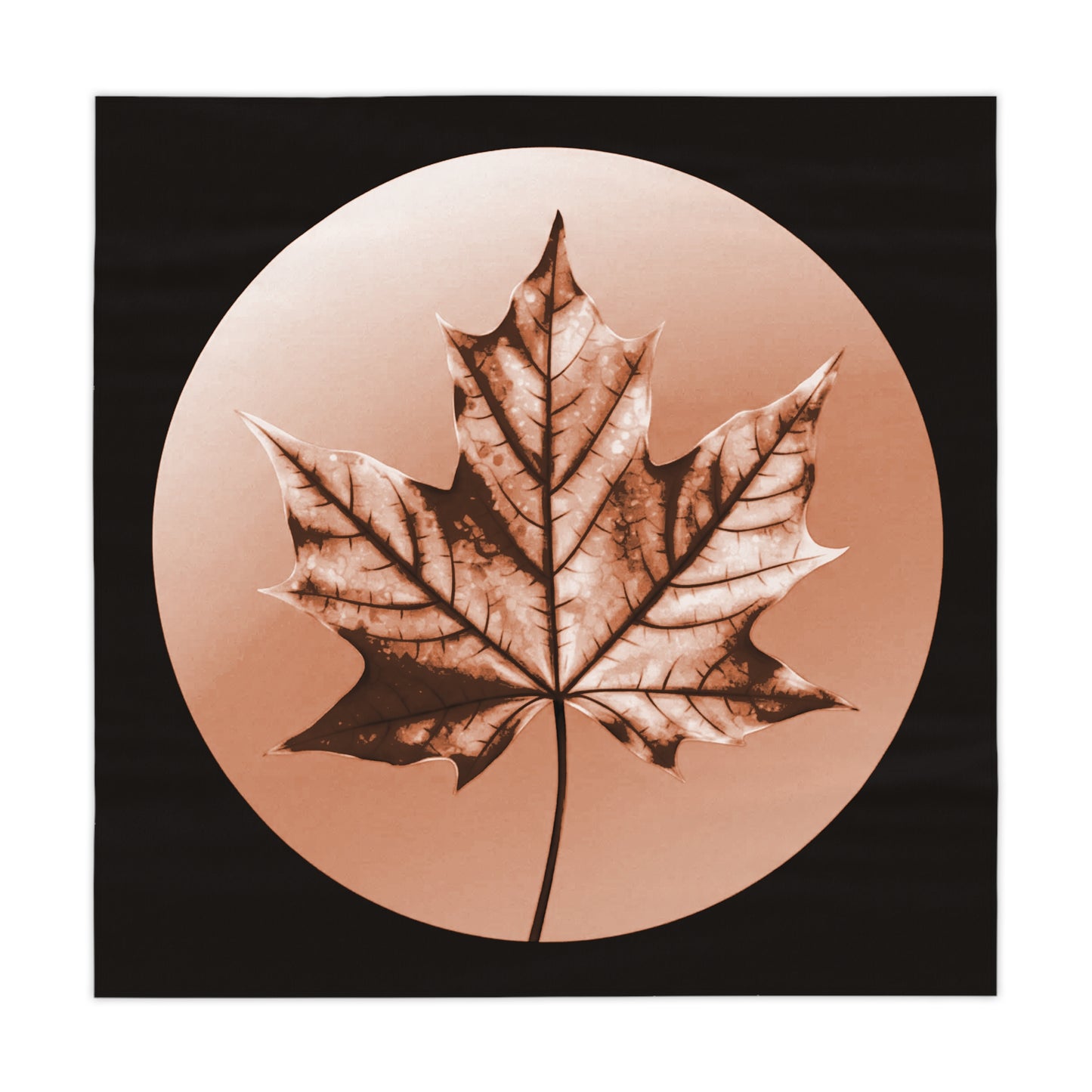 Soft Maple Leaf Tablecloth, 55" x 55"