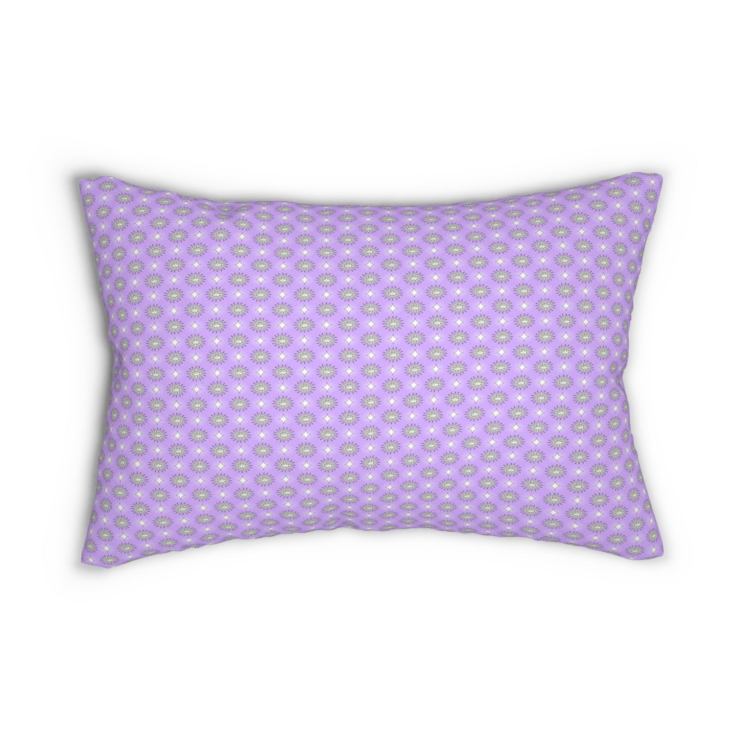 Lavender Star-crossed Bodies Spun Polyester Lumbar Pillow, 20" x 14"