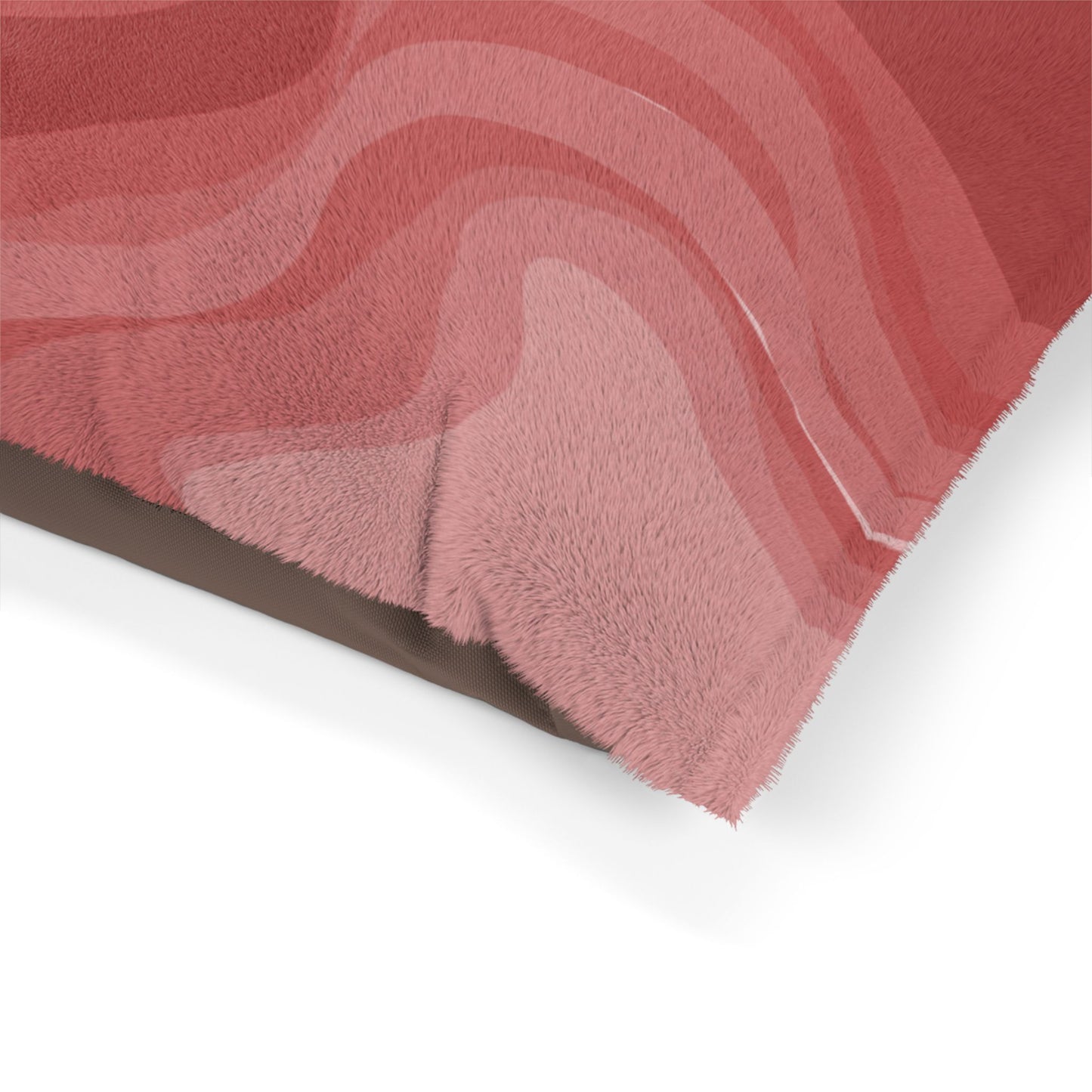 Power Red Wavey 28" × 18" Pet Bed