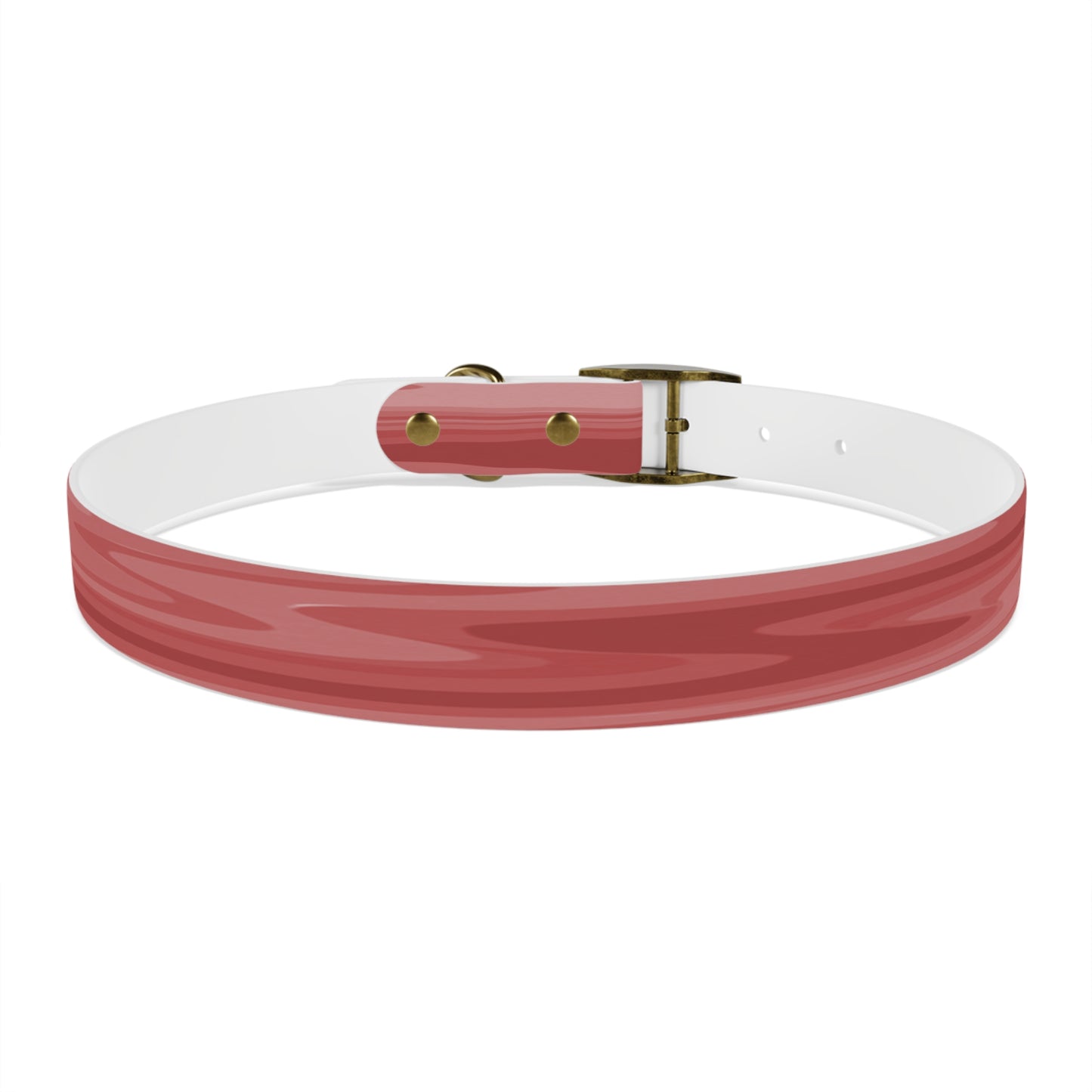 Power Red Wavey Extra Large Dog Collar