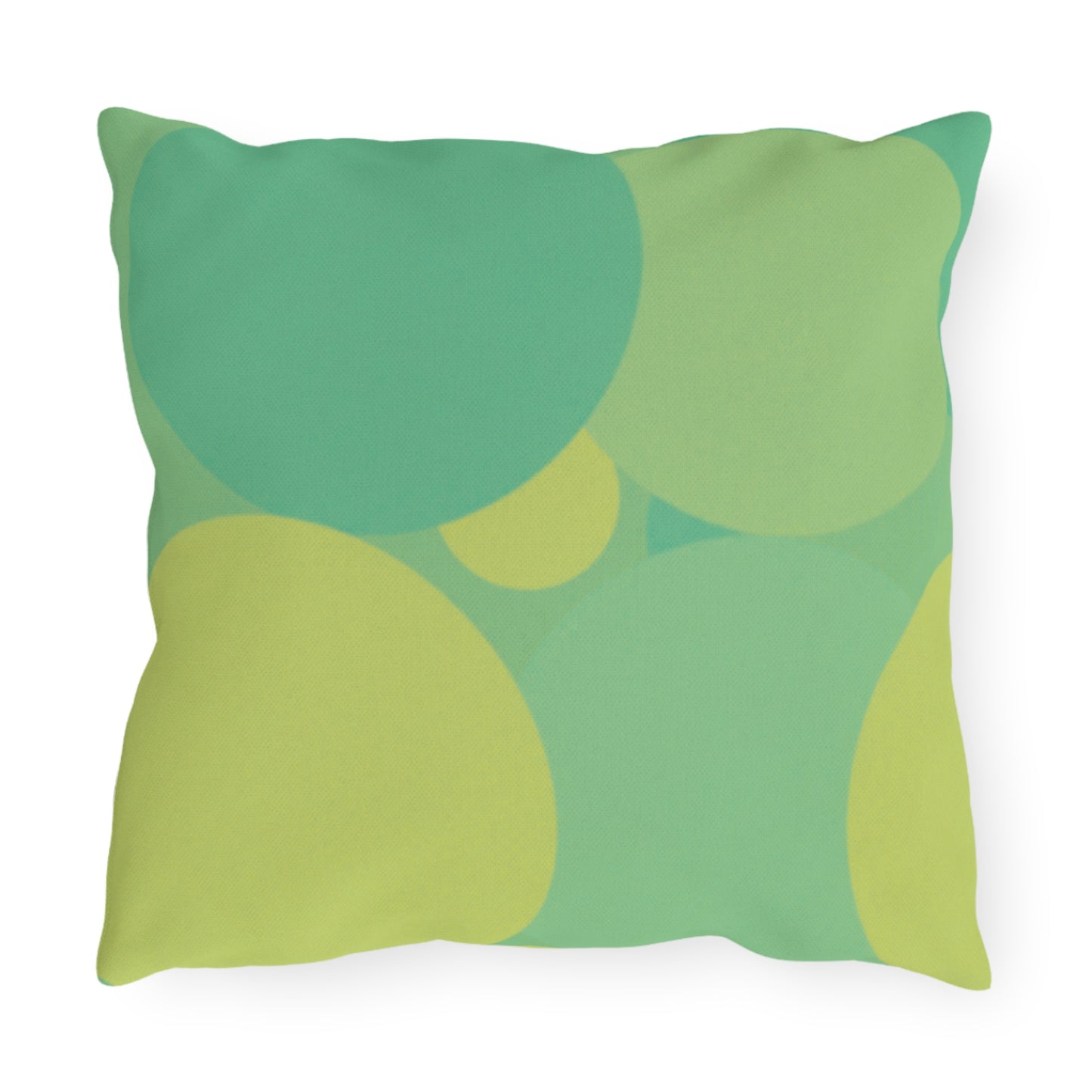 Pastel Green Patches 16" x 16" Outdoor Pillow