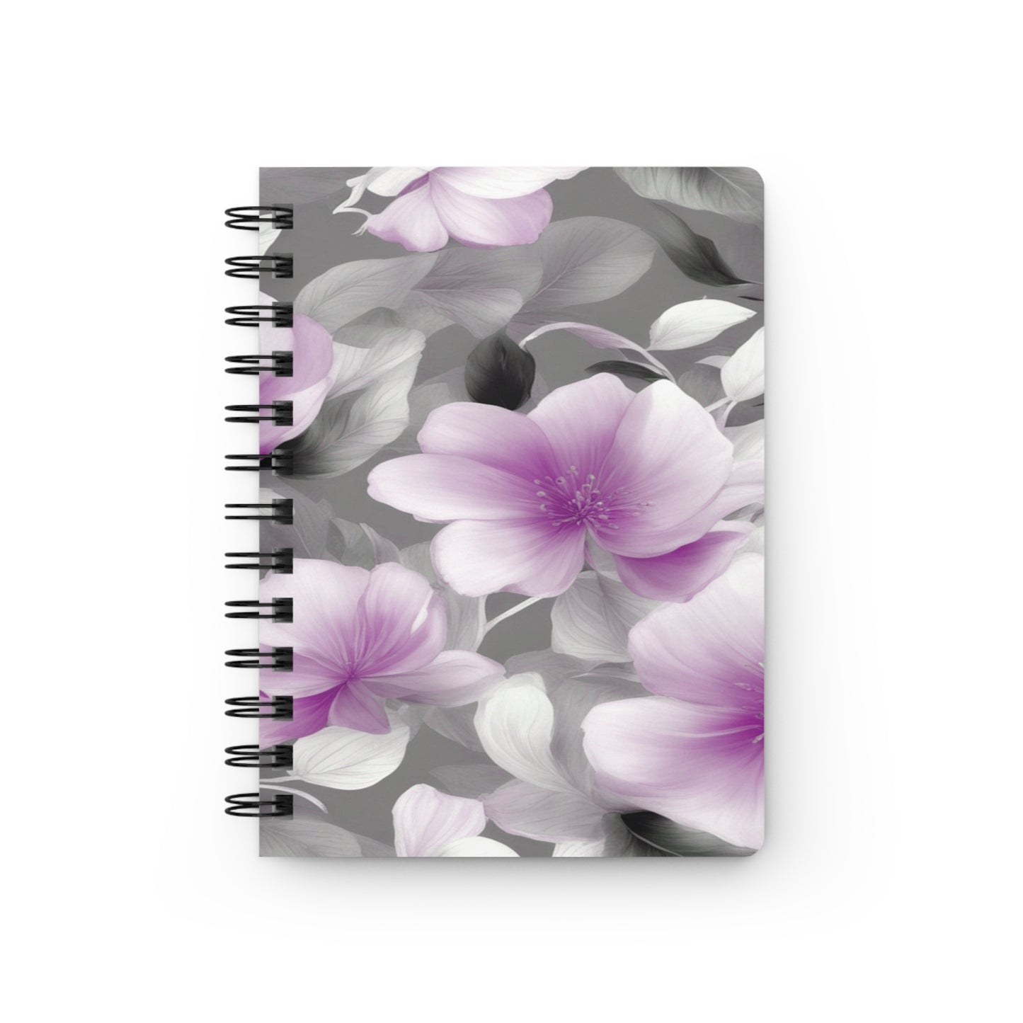 Purple Blossom Floral Bunch Bound Journal, 5" x 7" 150 pages