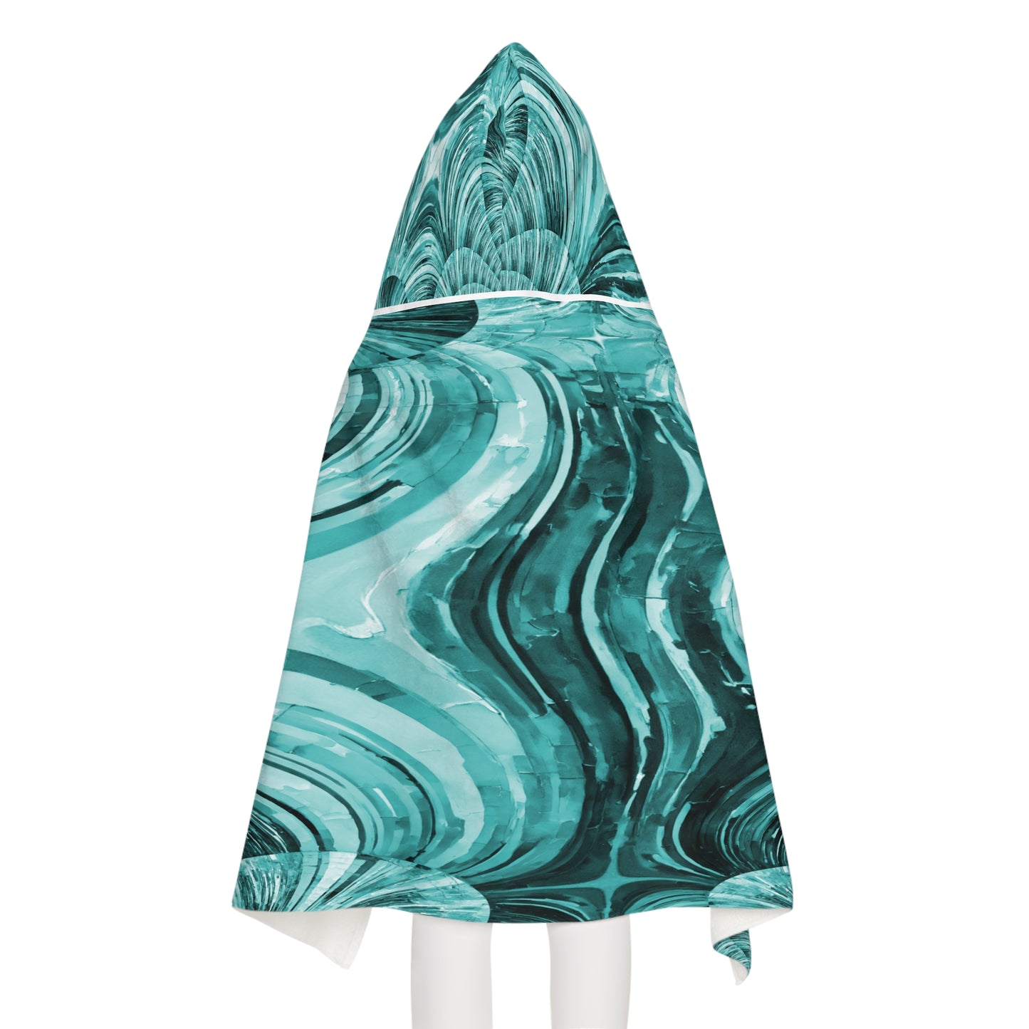 Uzi Spiral Tif Youth Hooded Towel, 24" x 48"