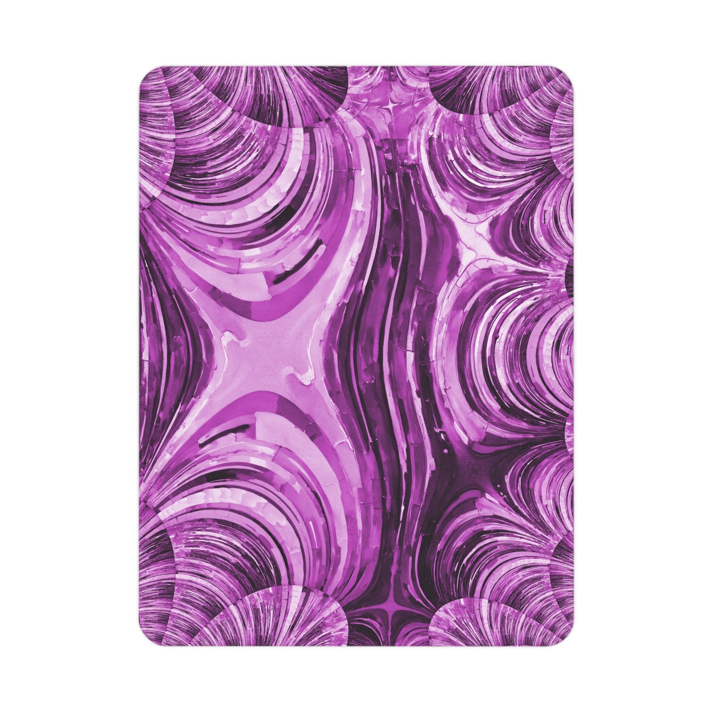 Uzi Spiral Powder Lavender Toddler Blanket, 30" x 40"