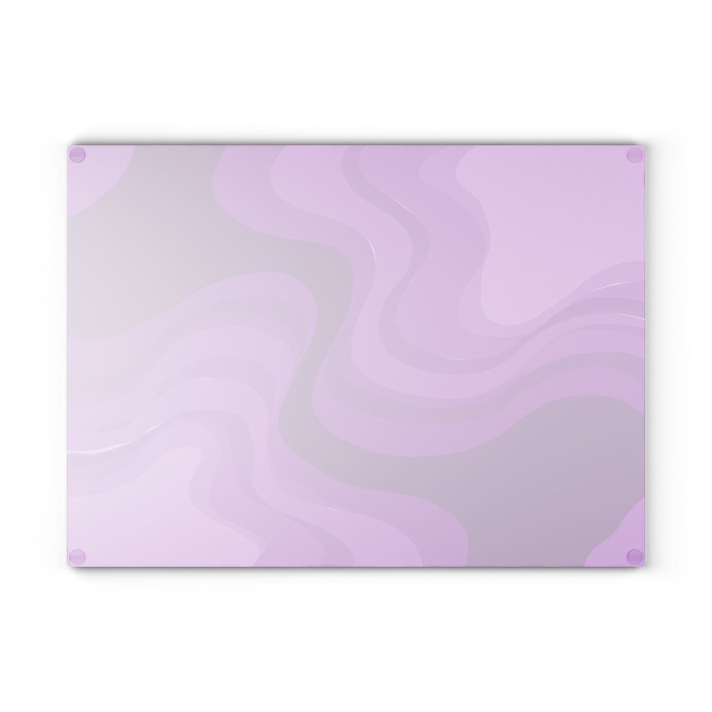 Wavey Purple Wavey Glass Cutting Board, 11" x 15"