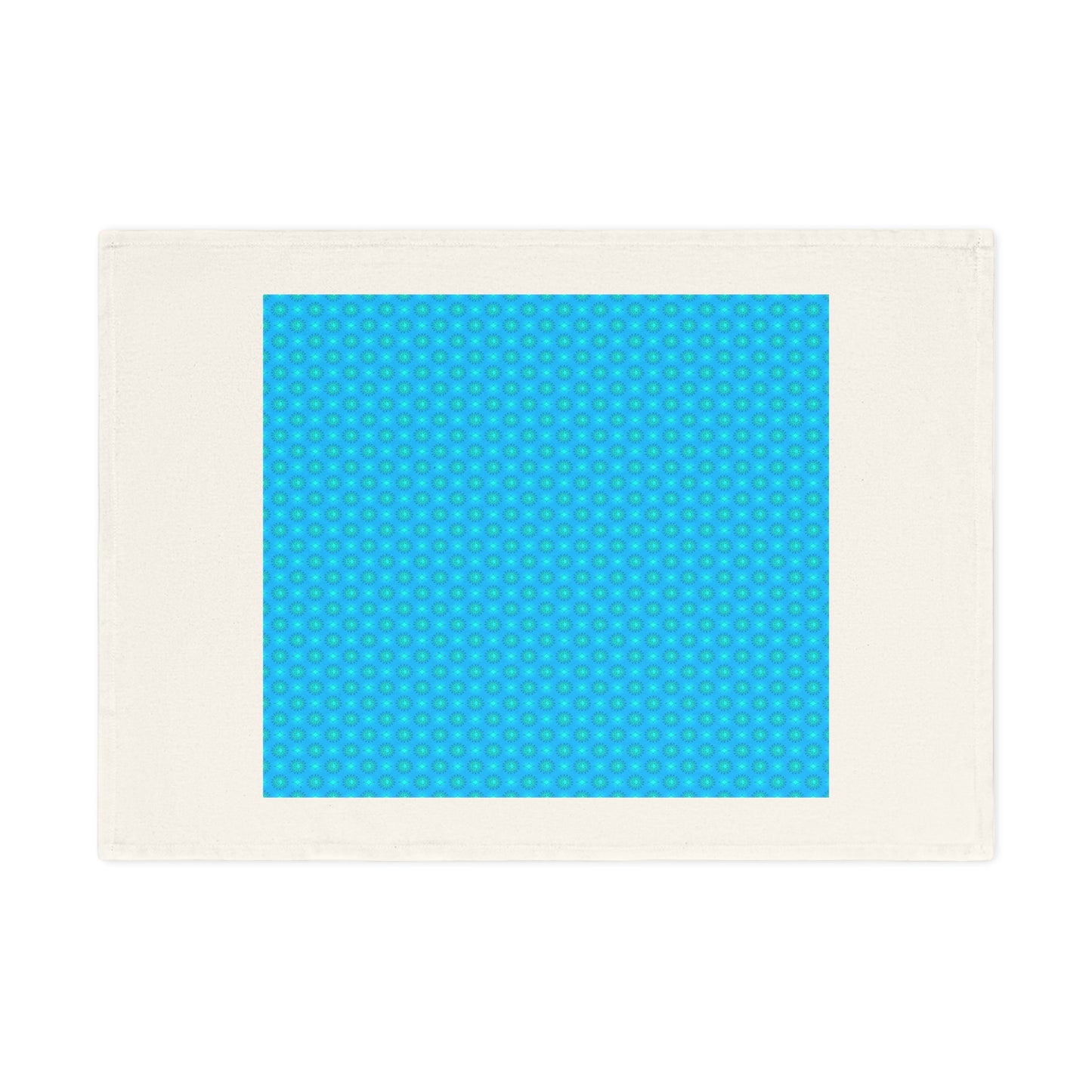 Blue Green Star-crossed Bodies Cotton Tea Towel 19.6" x 27.5"
