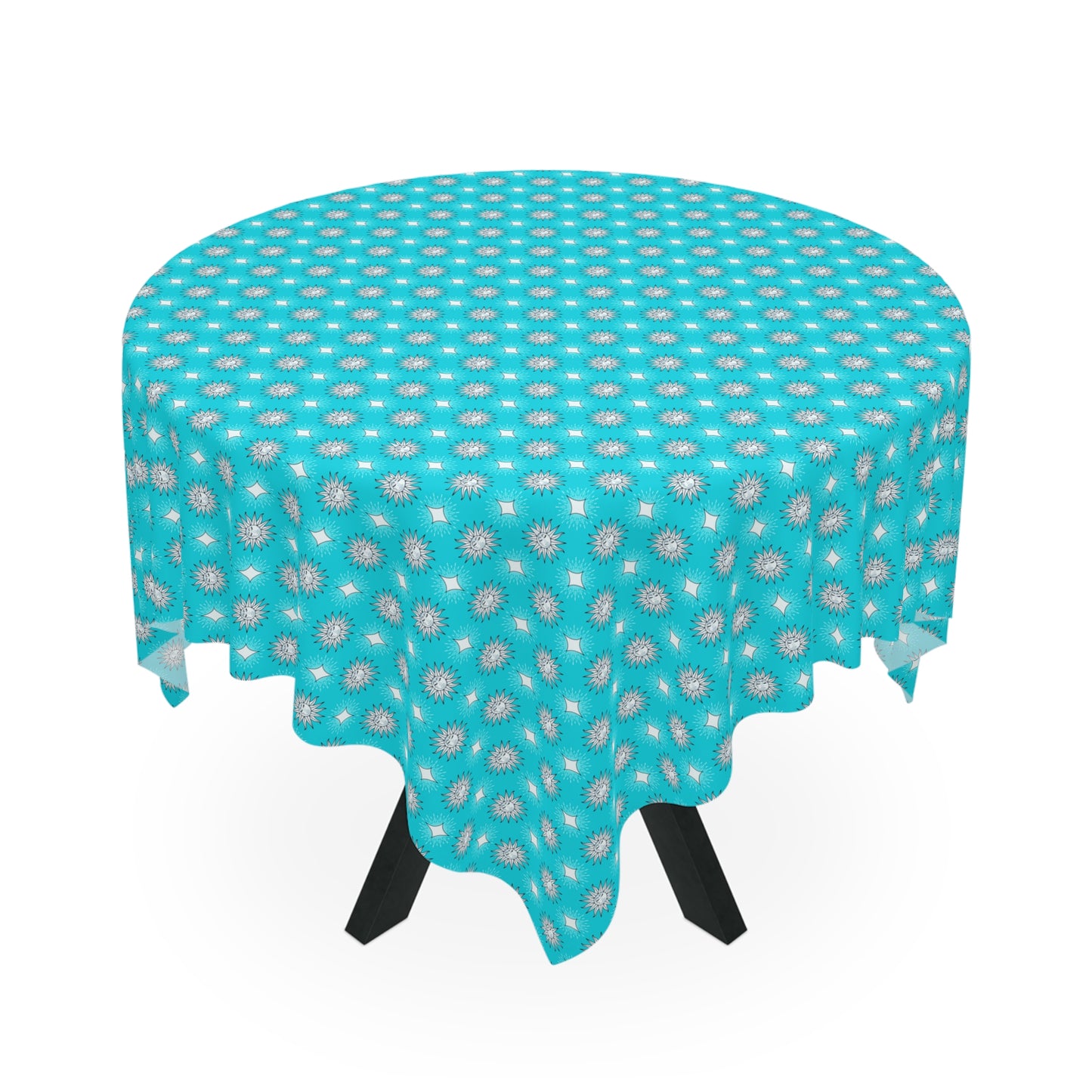 Tif Green Star-crossed Bodies Tablecloth, 55" x 55"
