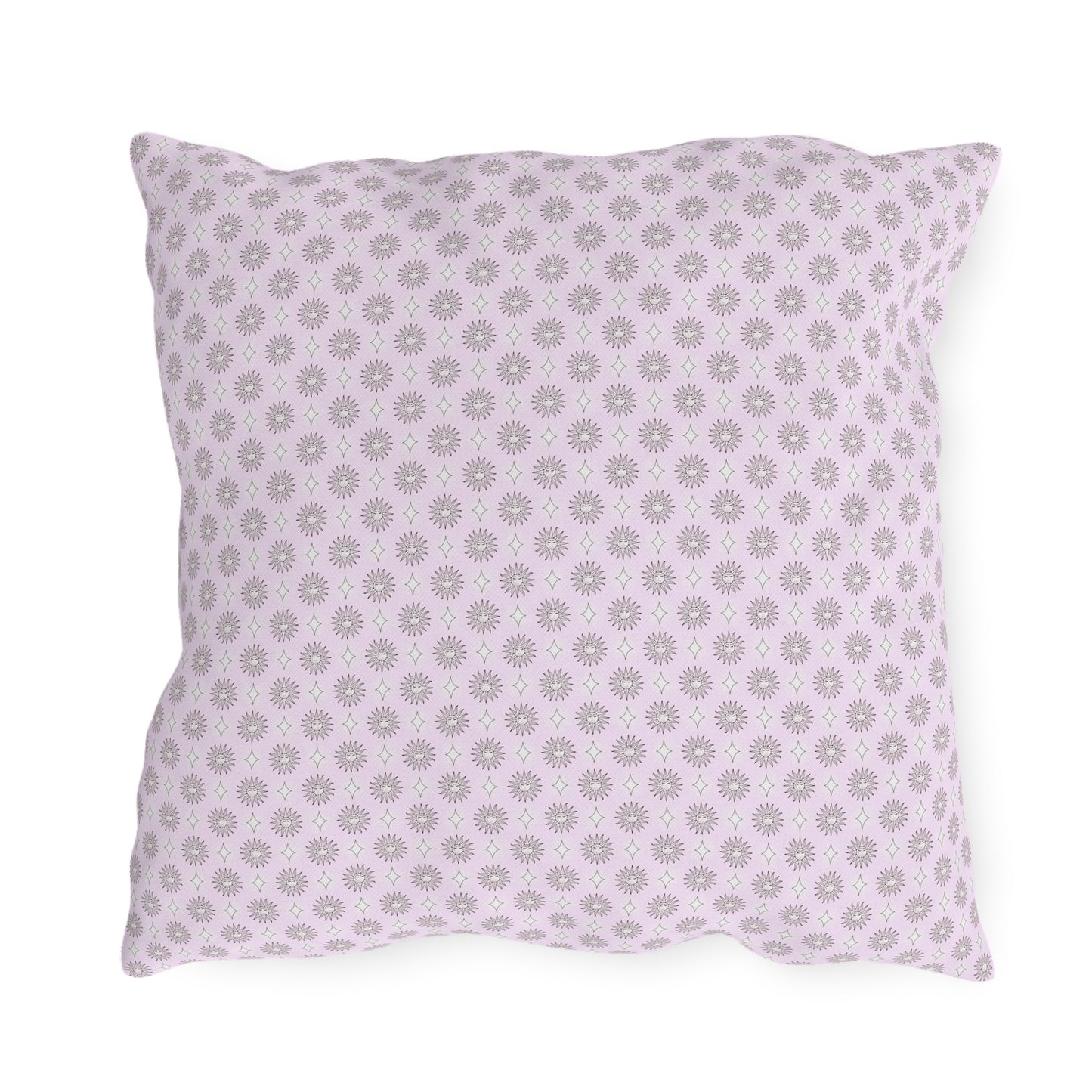 Pink Mornings Star-crossed Bodies 18" x 18" Outdoor Pillows
