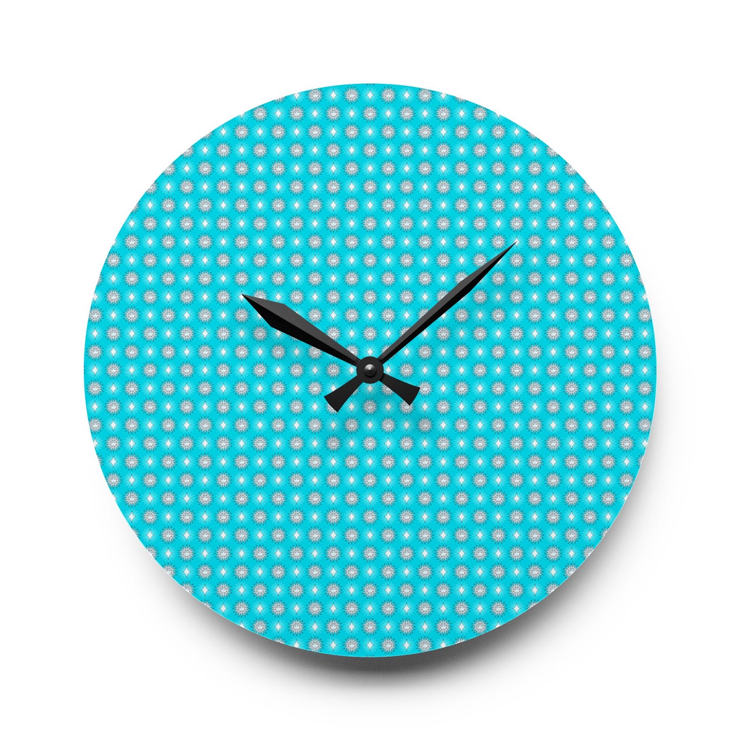 Tif Green Star-crossed Bodies Acrylic Wall Clock, Round or Square, 10.75" x 10.75"