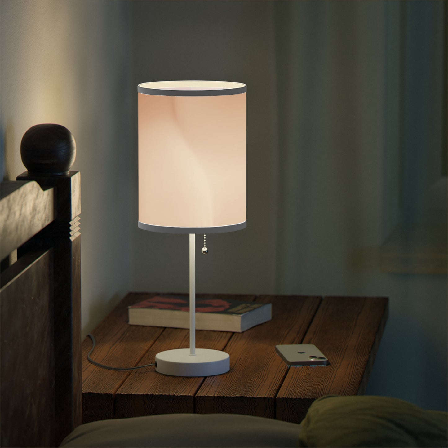 Soft Fade Table Lamp on a White or Silver Stand, US|CA plug