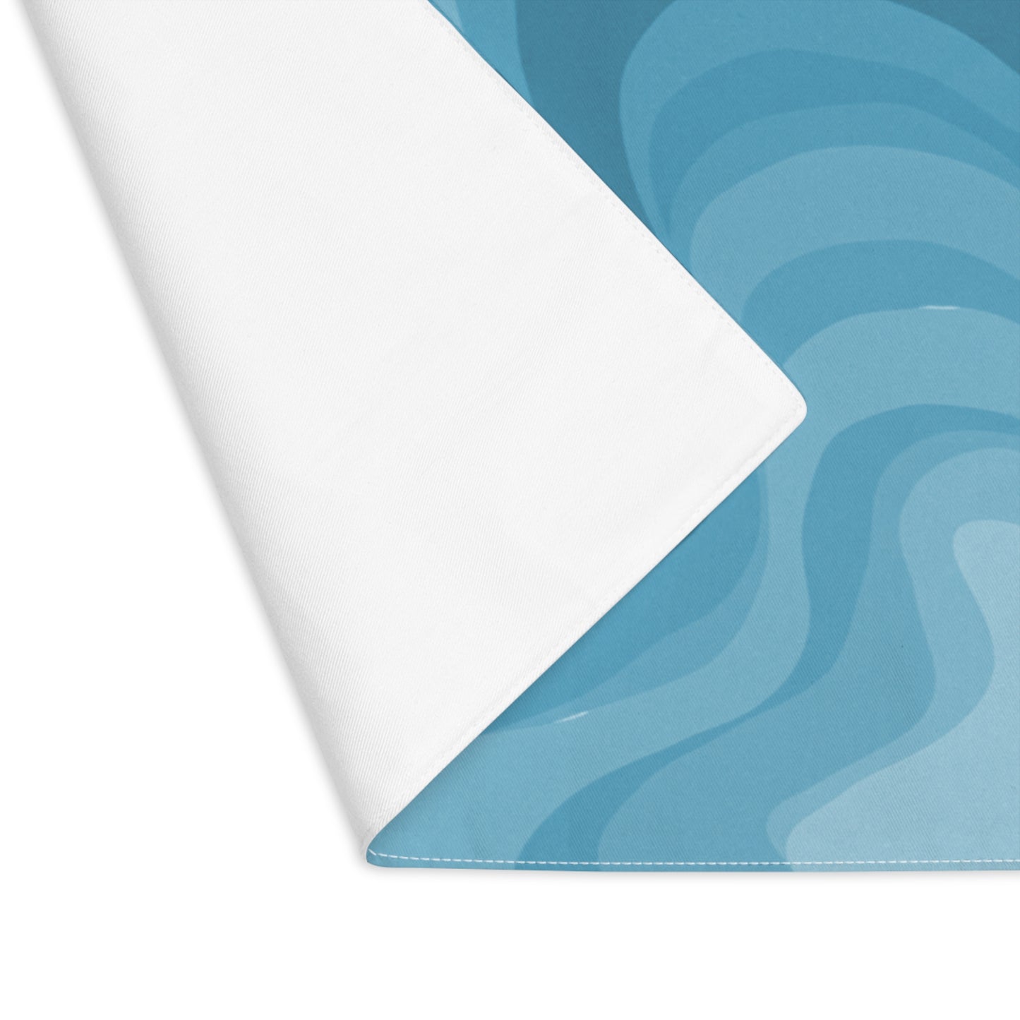 Sky Blue Wavey Placemat, 1 pc