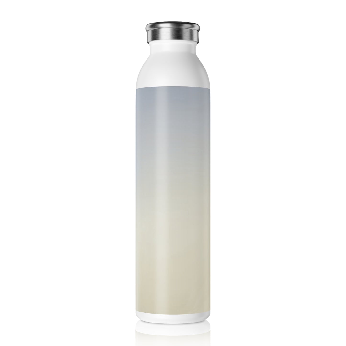Cobalt Fade Slim Water Bottle, 20 oz White
