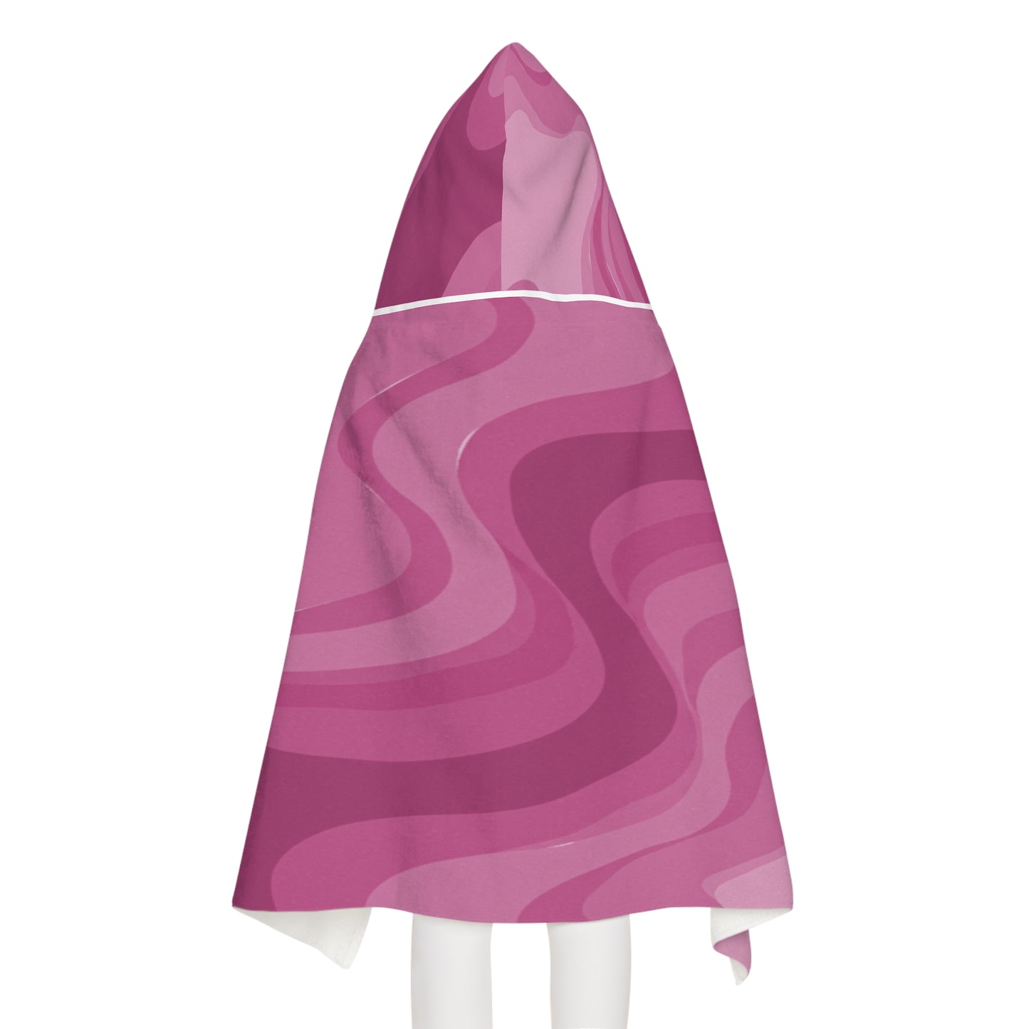 Pinky Mauve Youth Hooded Towel, 24" x 48"
