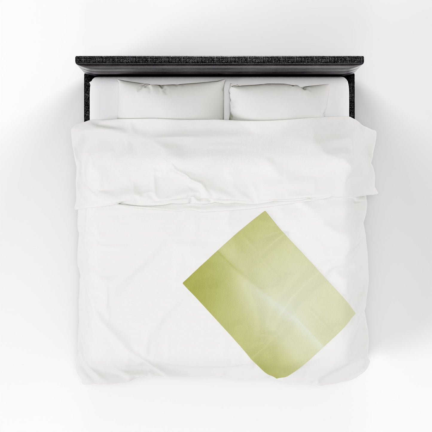 Lemon Fade Velveteen Plush Blanket, 30" x 40"