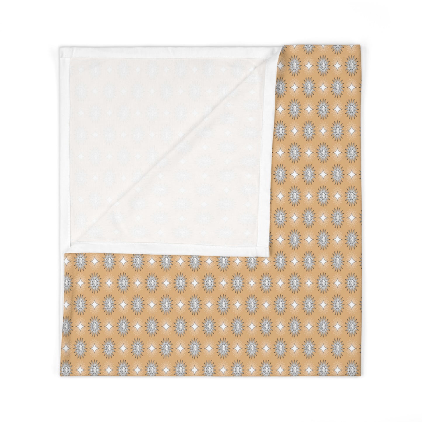 Tan Sunset Star-crossed Bodies Baby Swaddle 30″×40″ Blanket