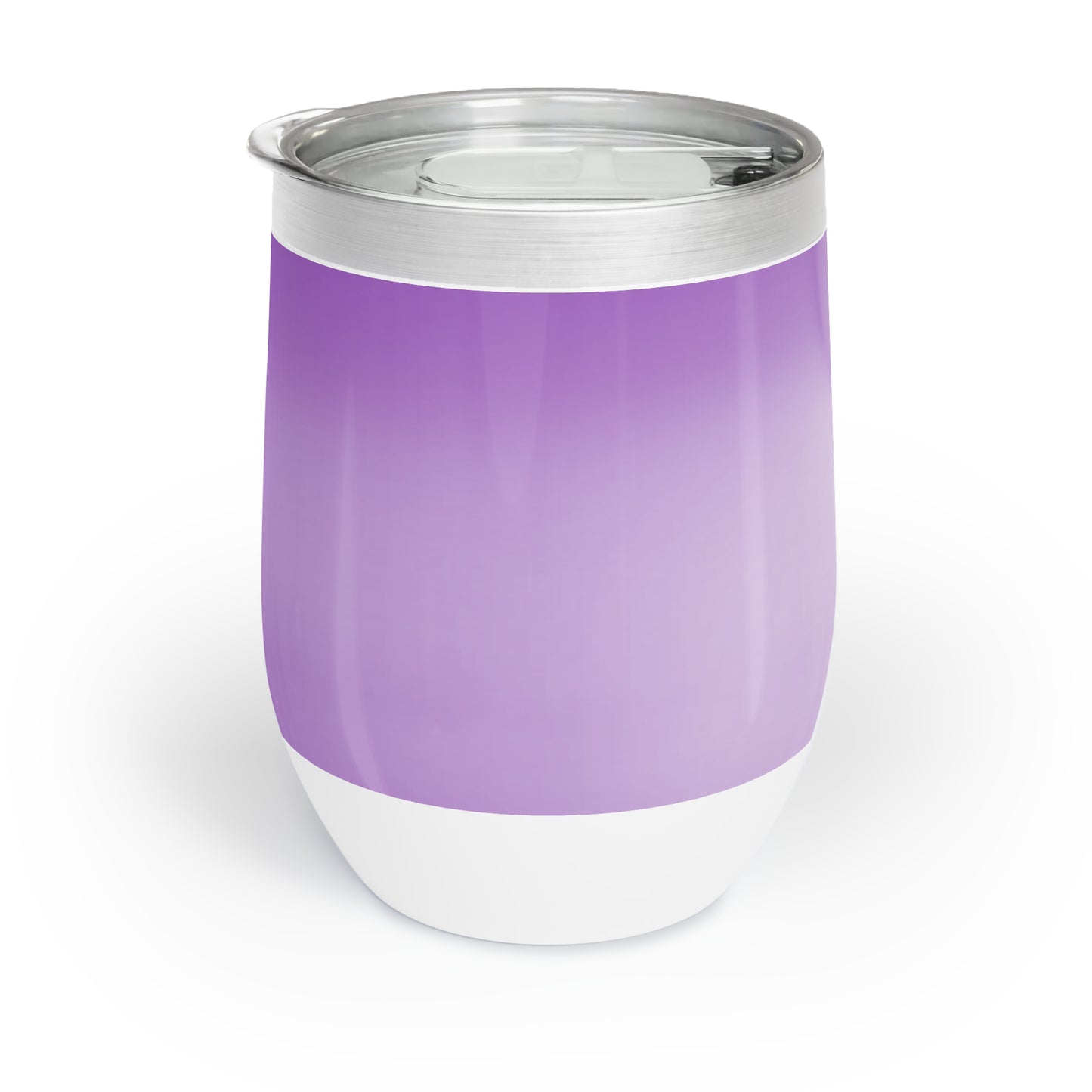 Soft Lavender Fade 12 oz Chill Wine Tumbler