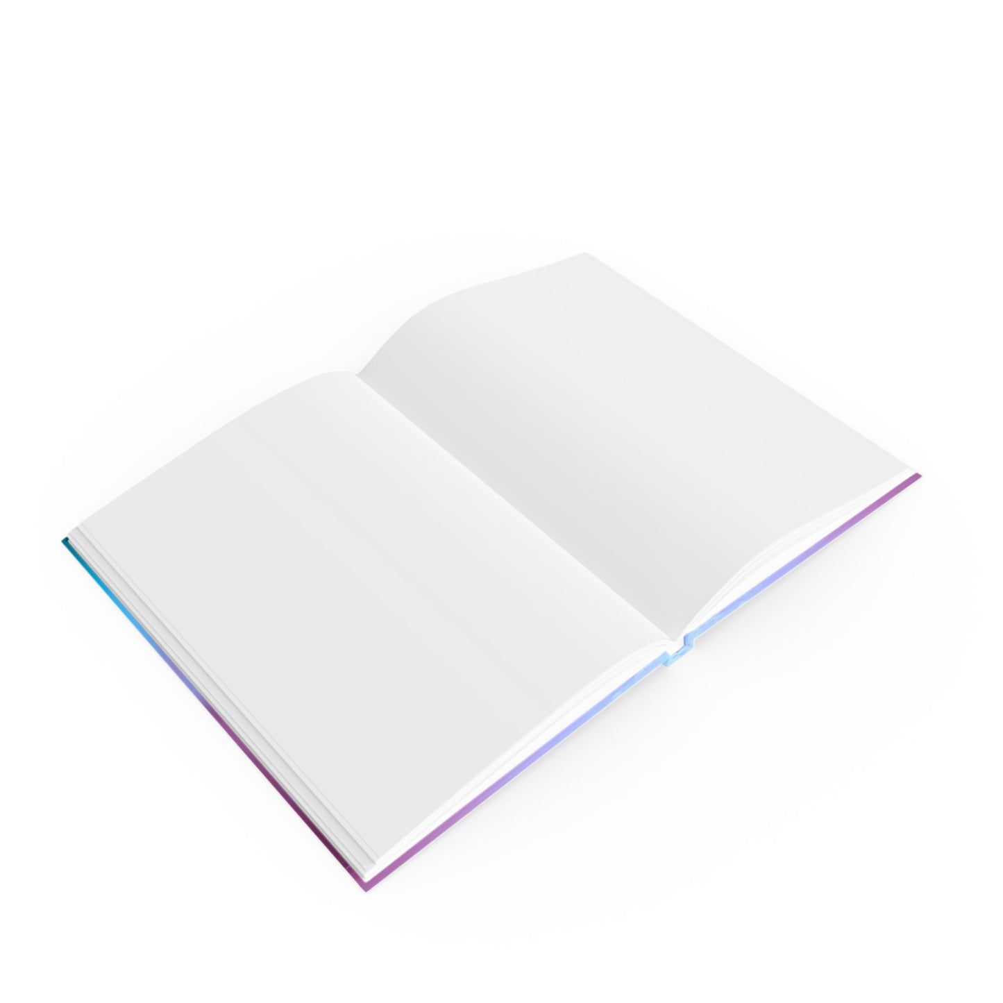 Wine Sea Blue Fog 5.2" x 7.4" Hard Backed Journal with 128 blank pages