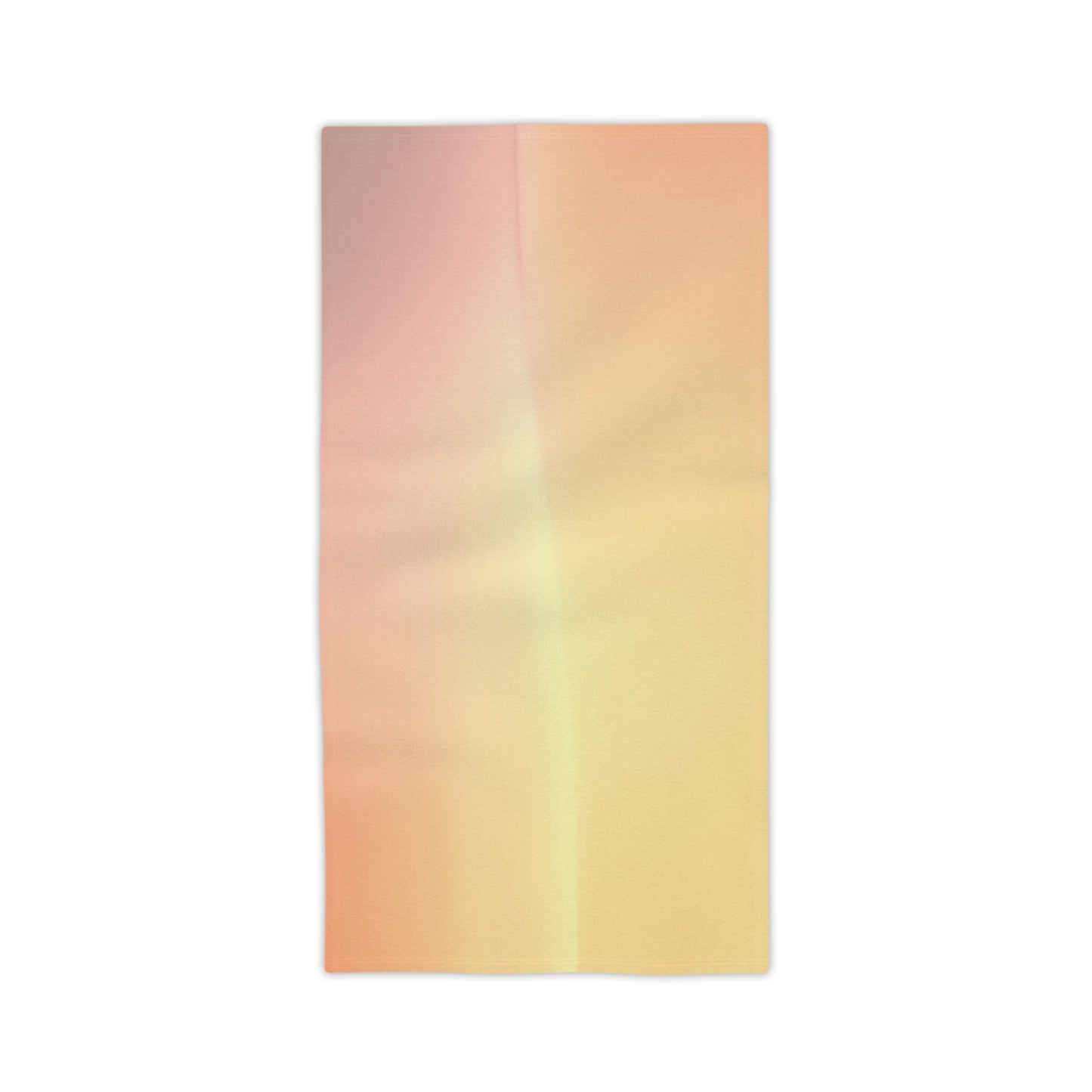 Hot Peach Fade Beach Towel, 24" x 44"