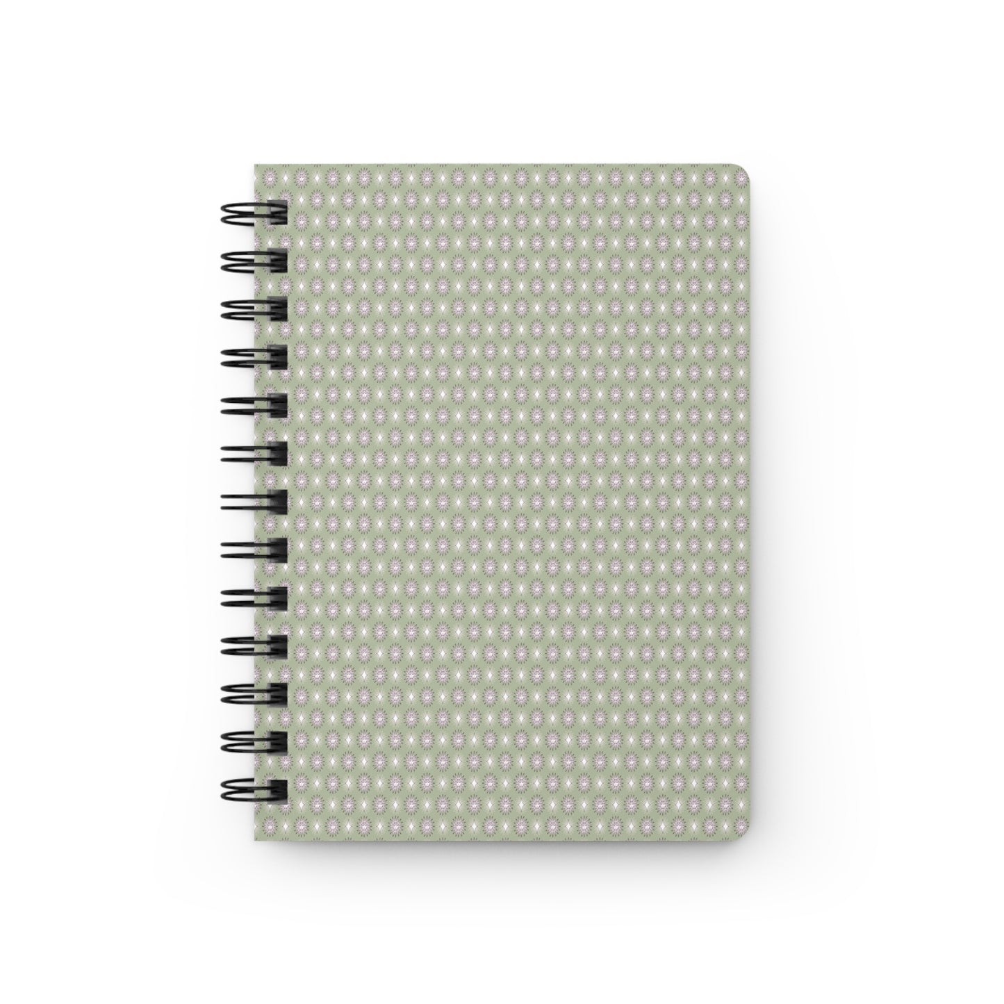 Olive Star-crossed Bodies Spiral Bound Journal, 5" x 7" 150 pages
