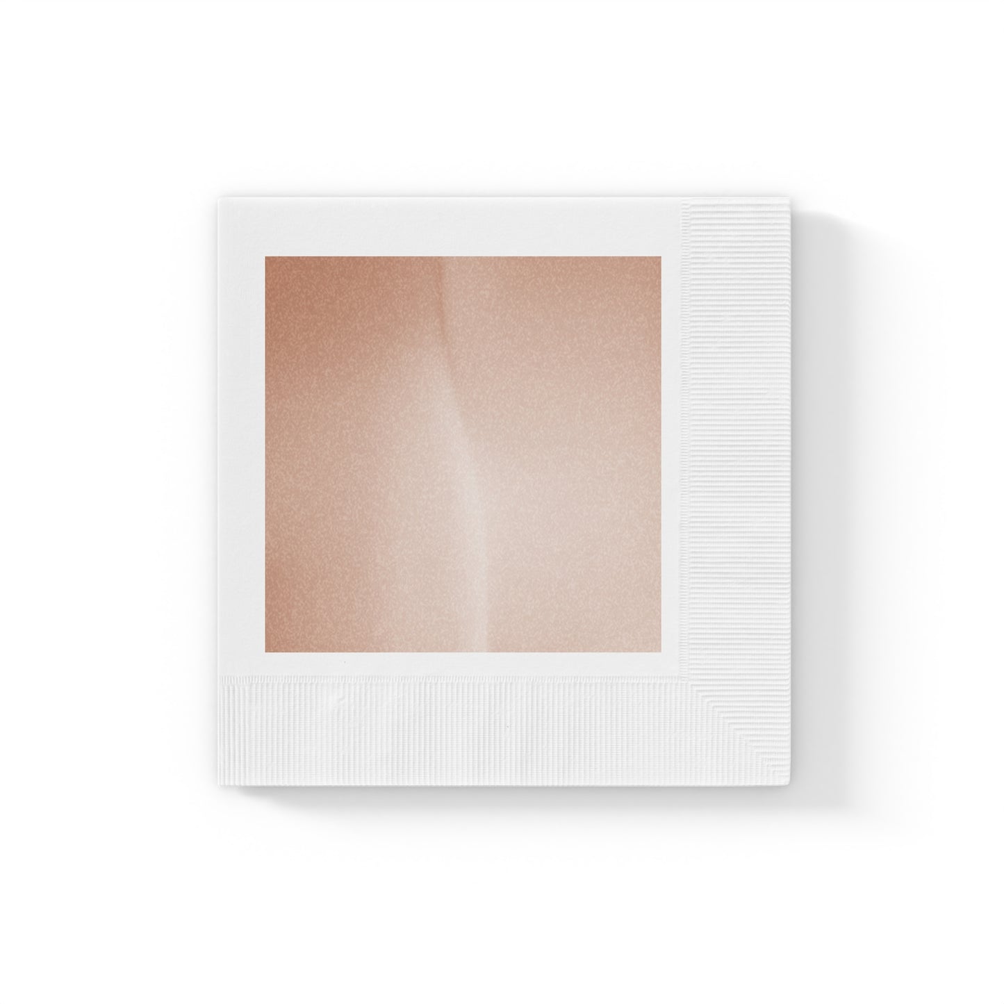 Soft Fade White Coined Napkins, 6.5" x 6.5"