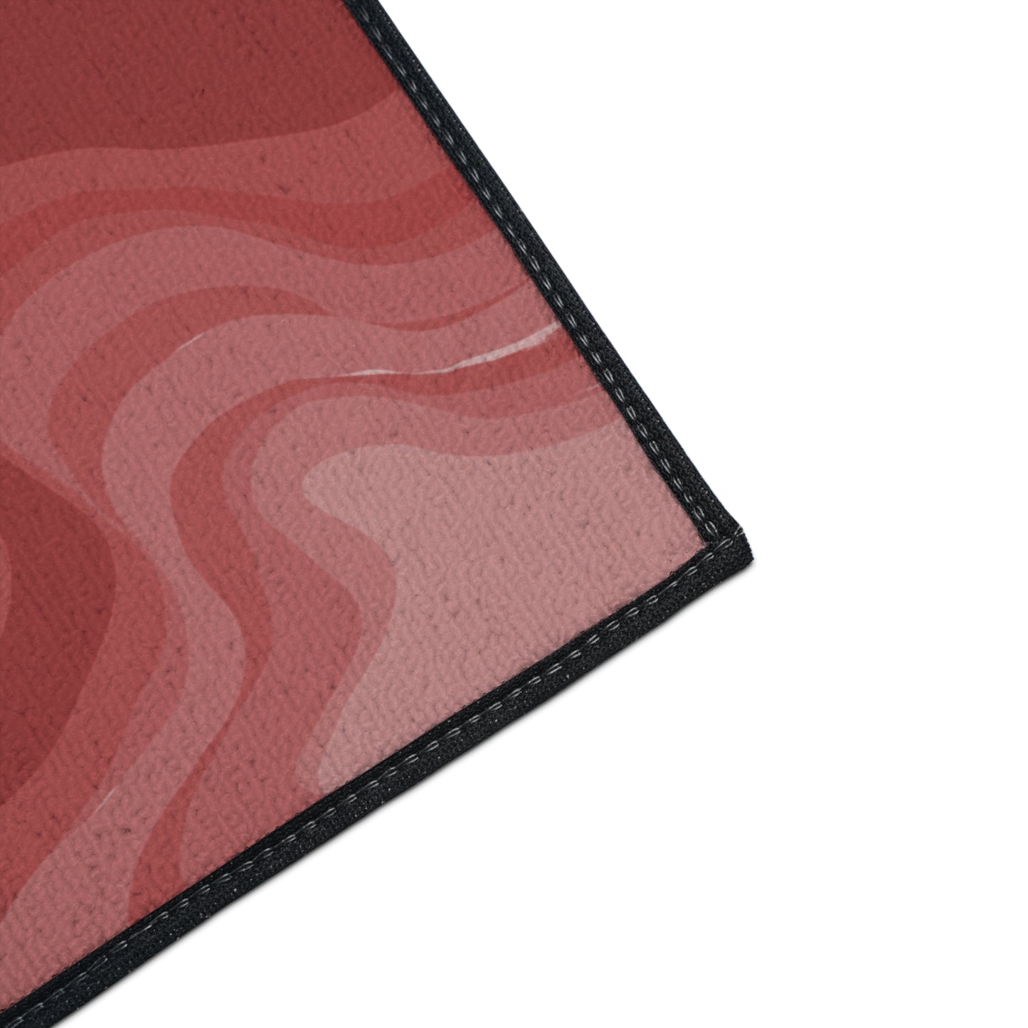 Power Red Wavey 18" x 24" Heavy Duty Floor Mat