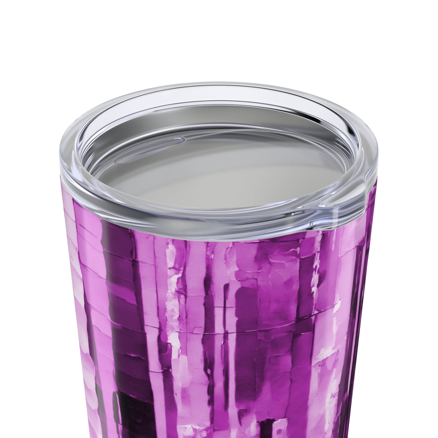 Striped Powder Lavender Tumbler 20oz