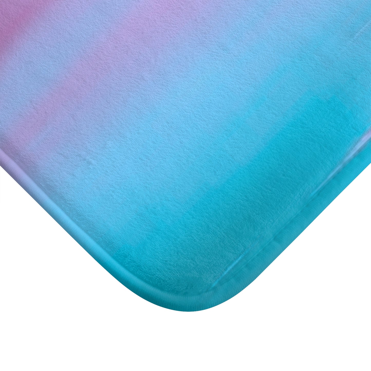 Wine Sea Blue Fog 34" x 21" Bath Mat