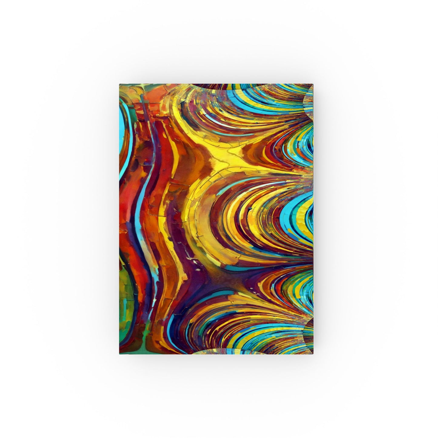 Uzi Spiral Alpha 5.2" x 7.4" Hard Backed Journal with 128 blank pages