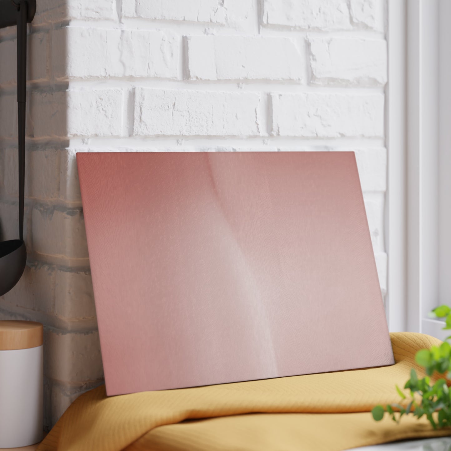 Rose Red Fade 8" x 11" Glass Cutting Board