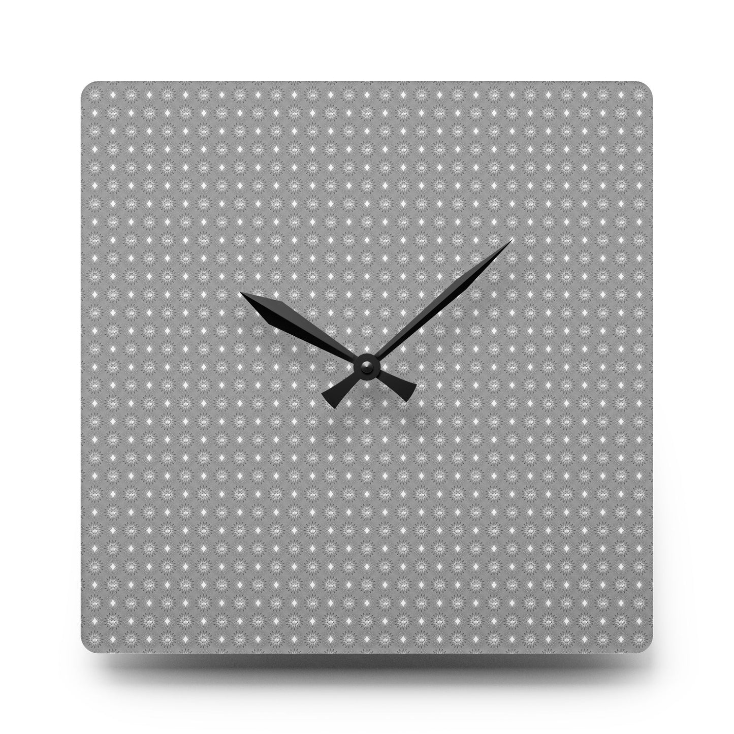 Desaturated Star-crossed Bodies Acrylic Wall Clock, Round or Square, 10.75" x 10.75"