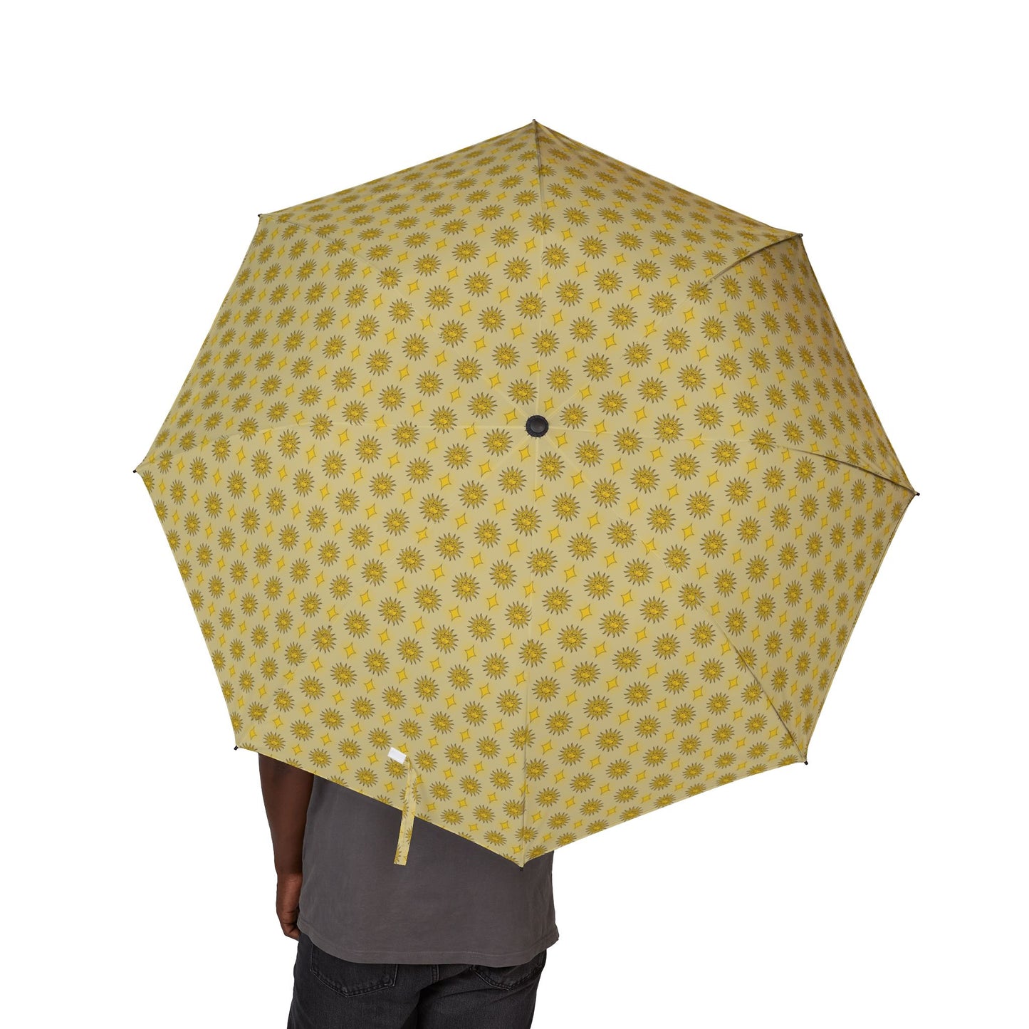 Lemongrass Star-crossed Bodies Foldable Umbrella - Compact & Chic