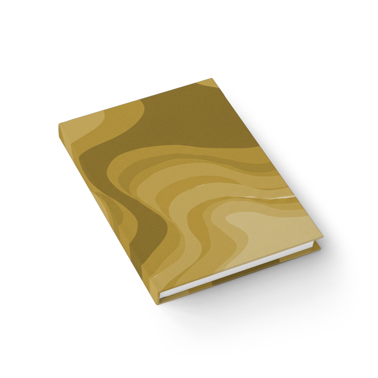 Brown Wavey 5" x 7" Journal - 128 Blank pages