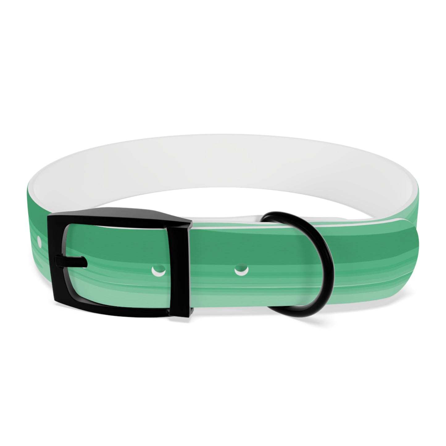 Mint Green Wavey Medium Dog Collar