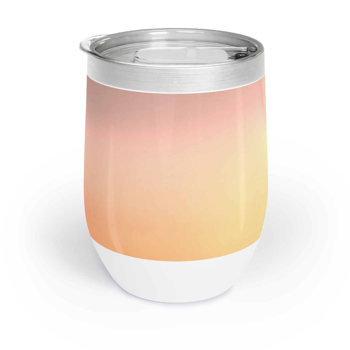 Hot Peach Fade 12 oz Chill Wine Tumbler