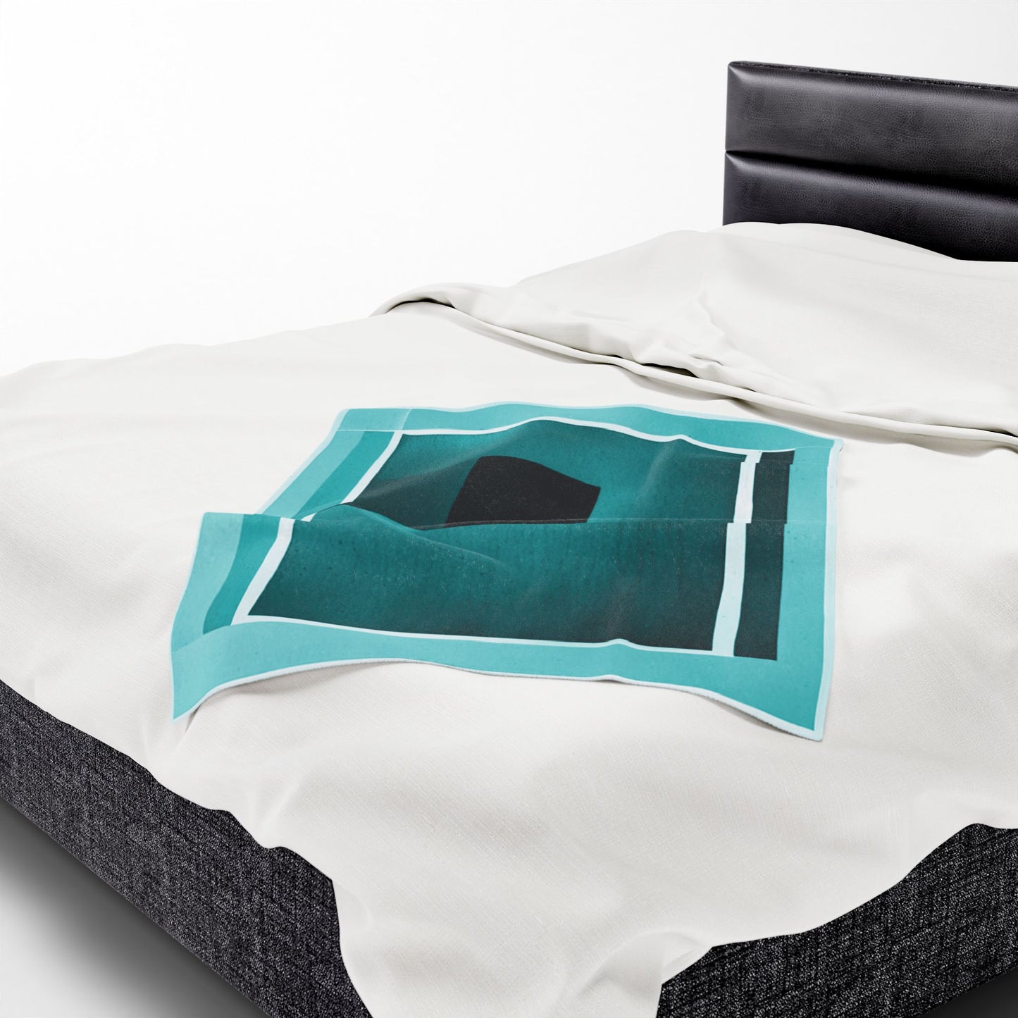 Tif Shadow Velveteen Plush Blanket, 30" x 40"