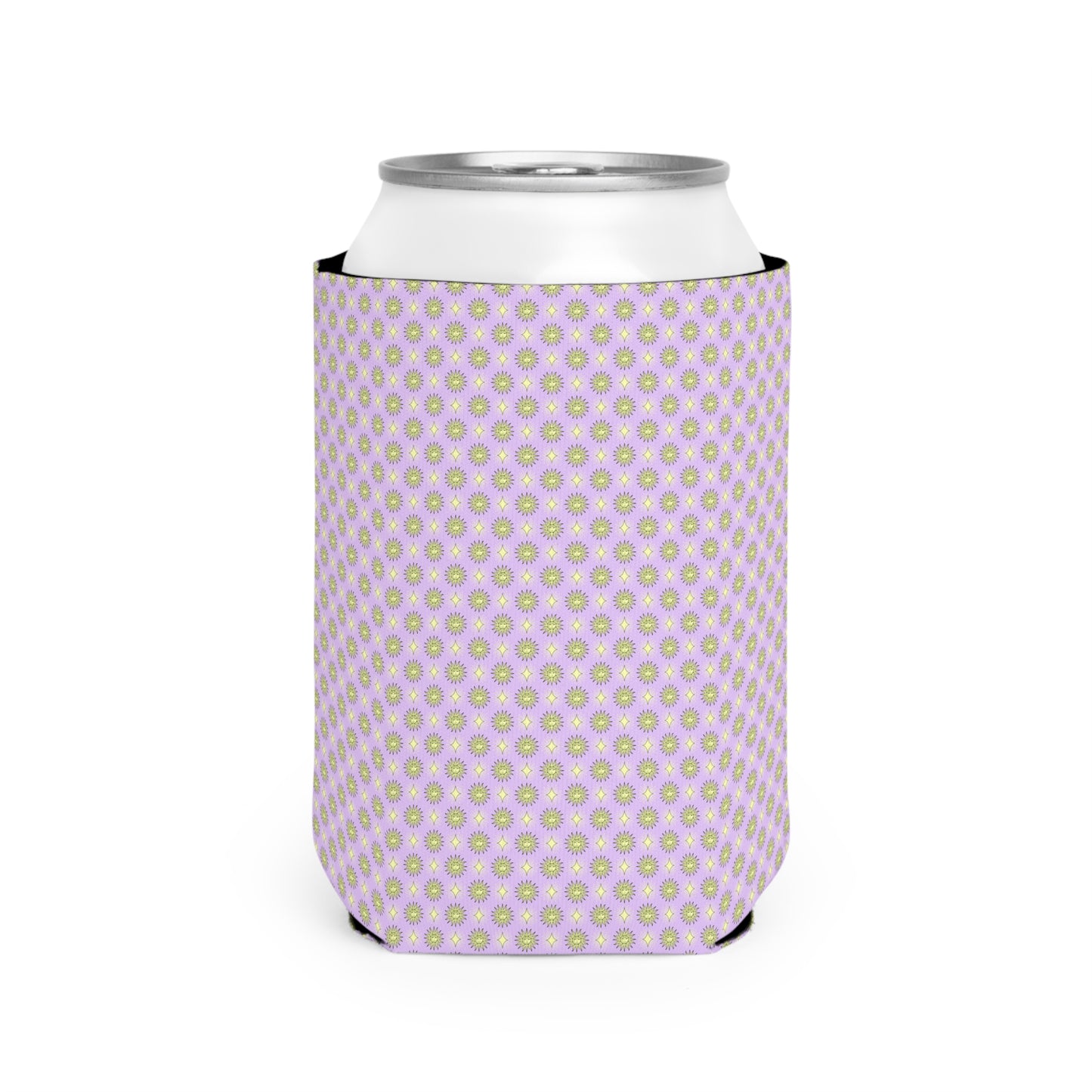 Magenta Star-crossed Bodies 12 oz Can Cooler Sleeve