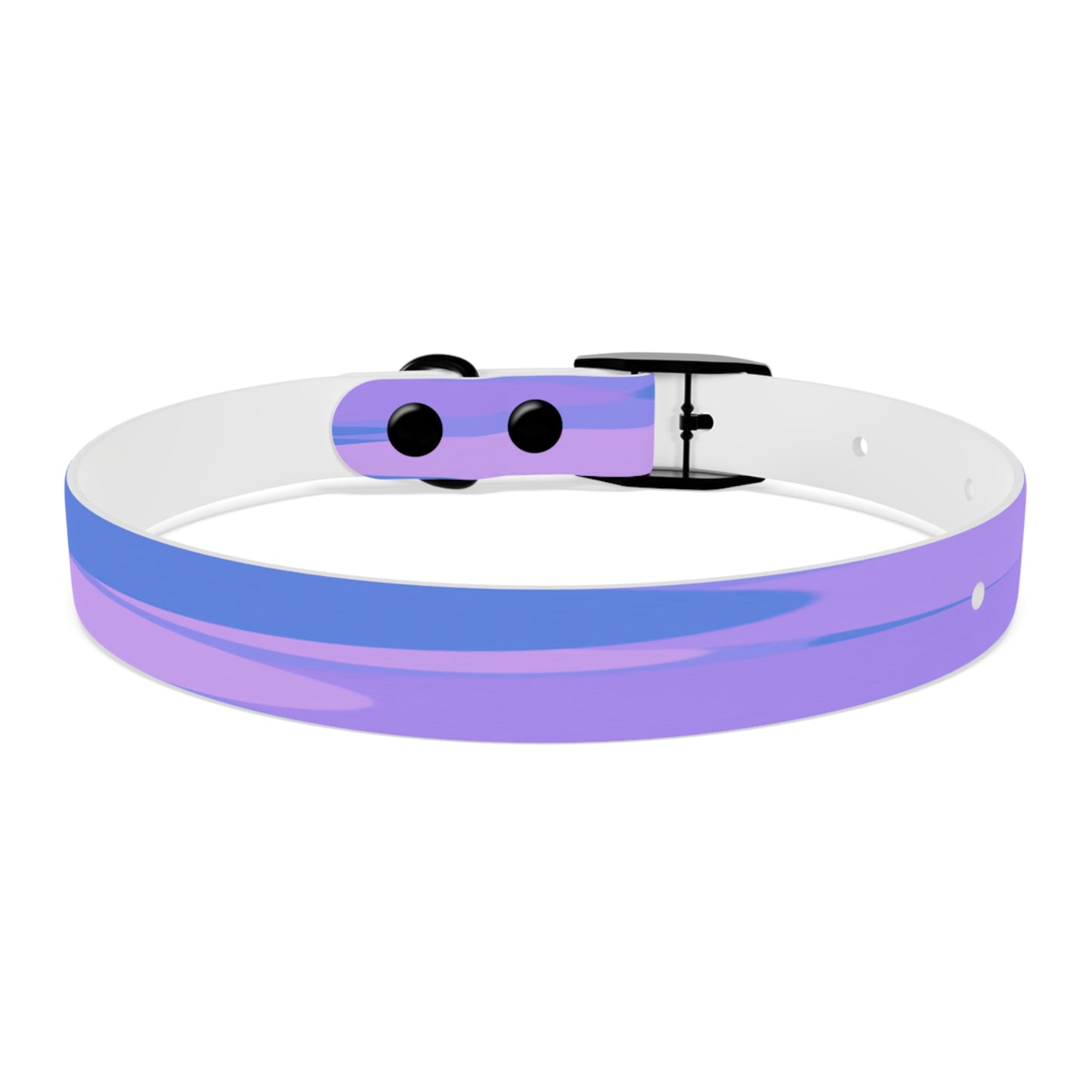 Pastel Purple Family Patches Small Dog Collar