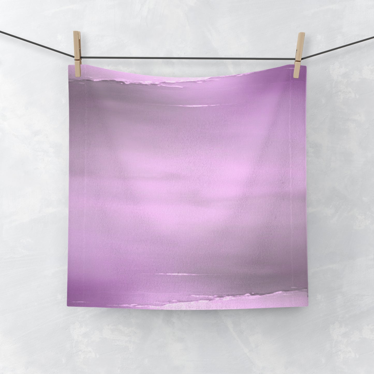 Dark Pink Sea Amethyst Fog Face Towel, 13" x 13"