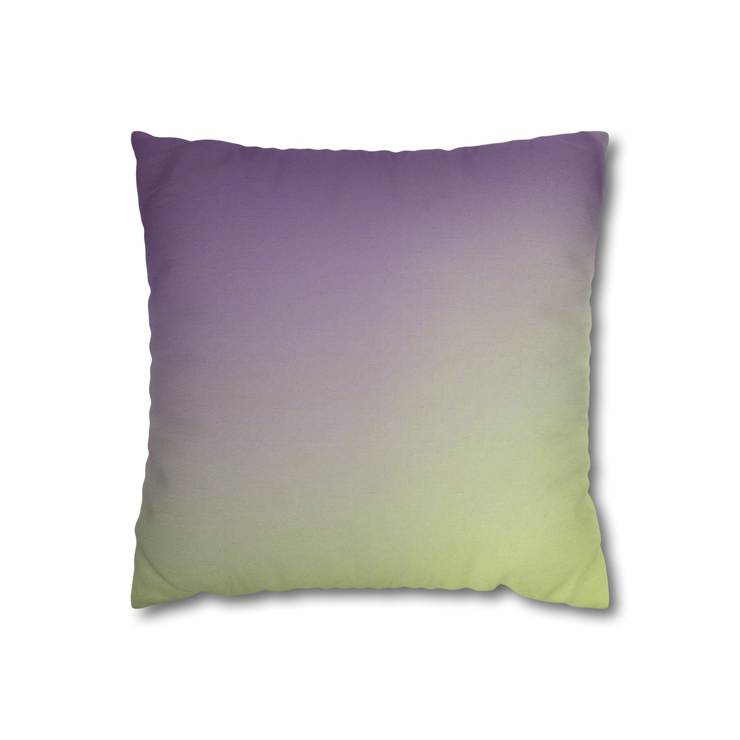 Purple Golden Fade Spun Polyester Square Pillowcase, 14" x 14"