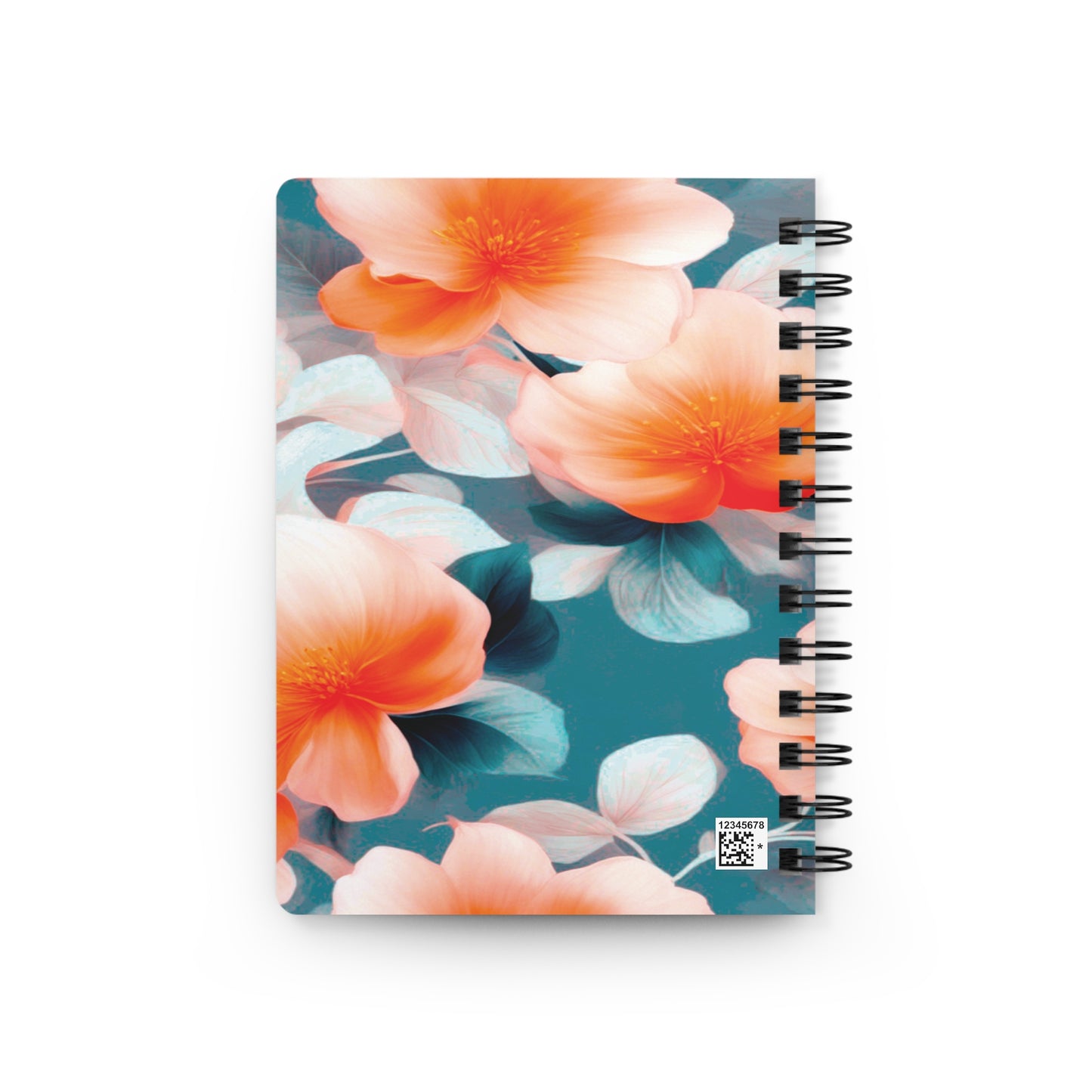 Orange Blossom Floral Bunch Bound Journal, 5" x 7" 150 pages