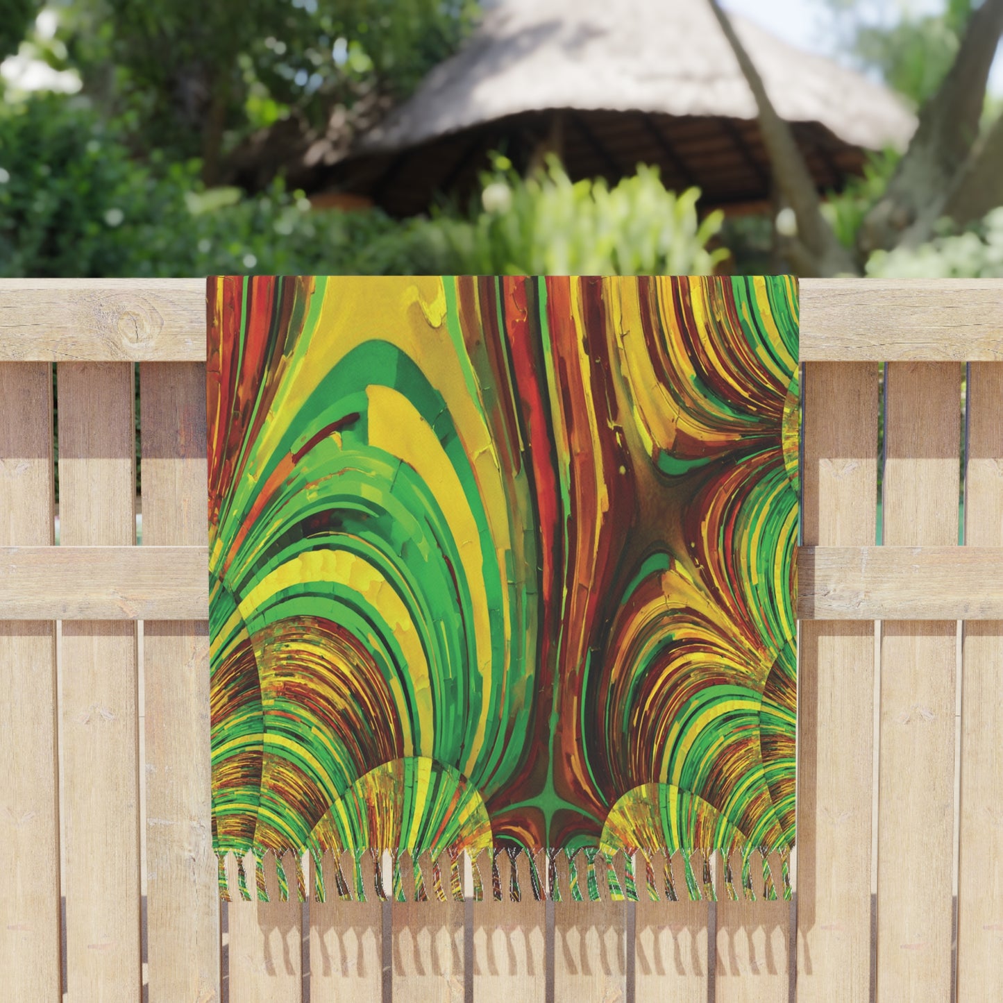 Uzi Spiral Beta 38" × 81" Boho Beach Cloth
