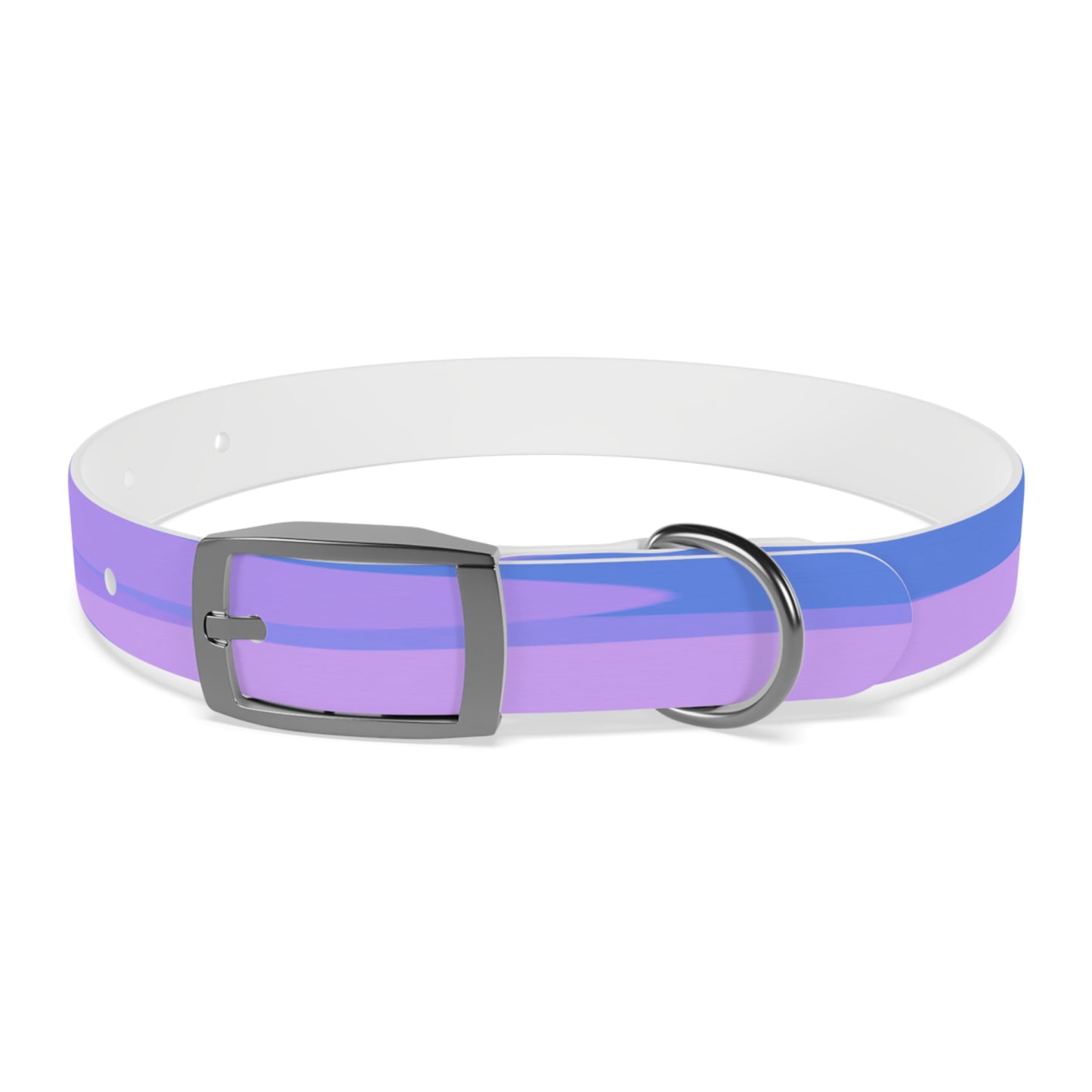 Pastel Purple Family Patches Small Dog Collar